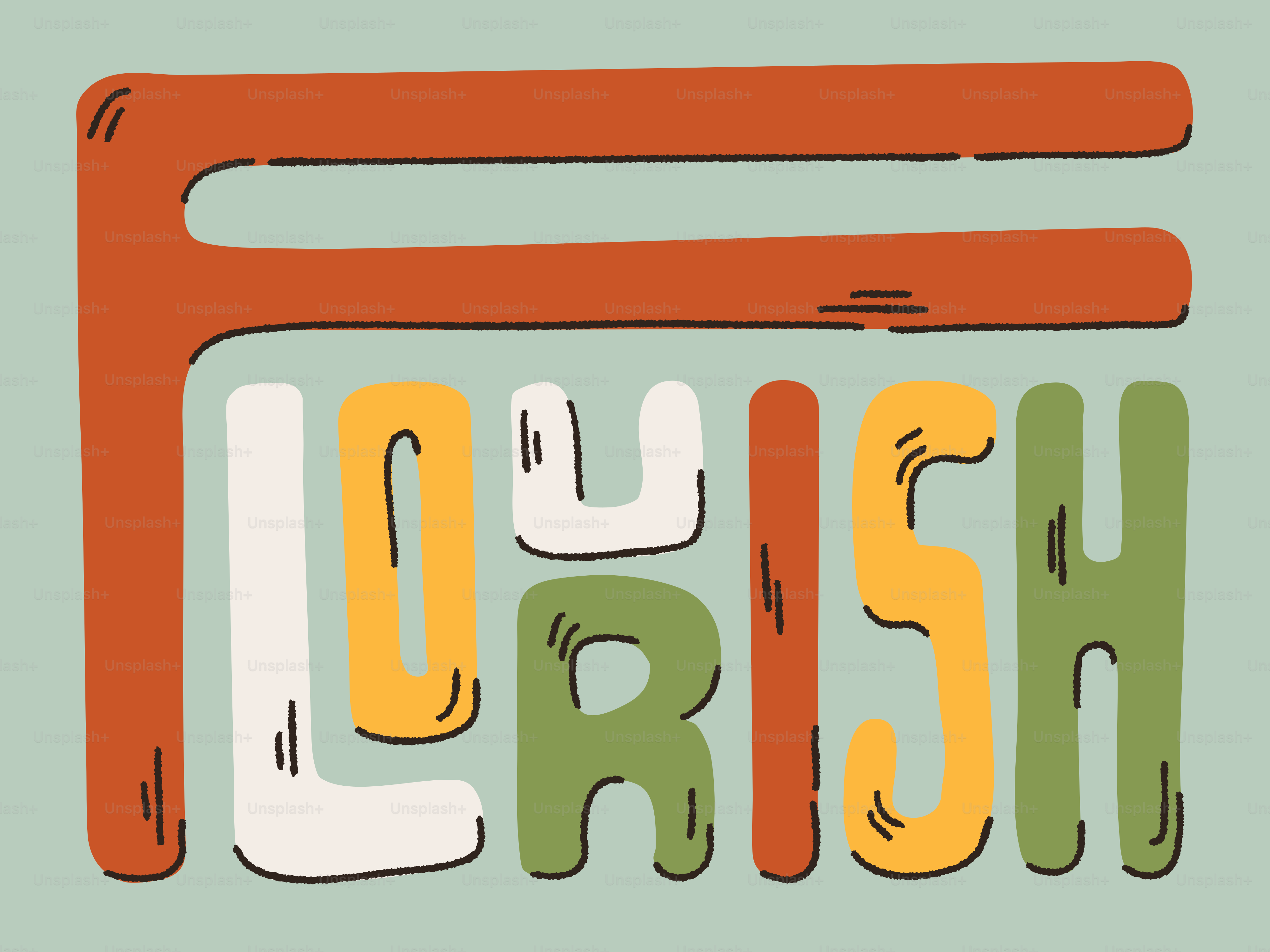 Le mot « s’épanouir » est affiché de manière créative.