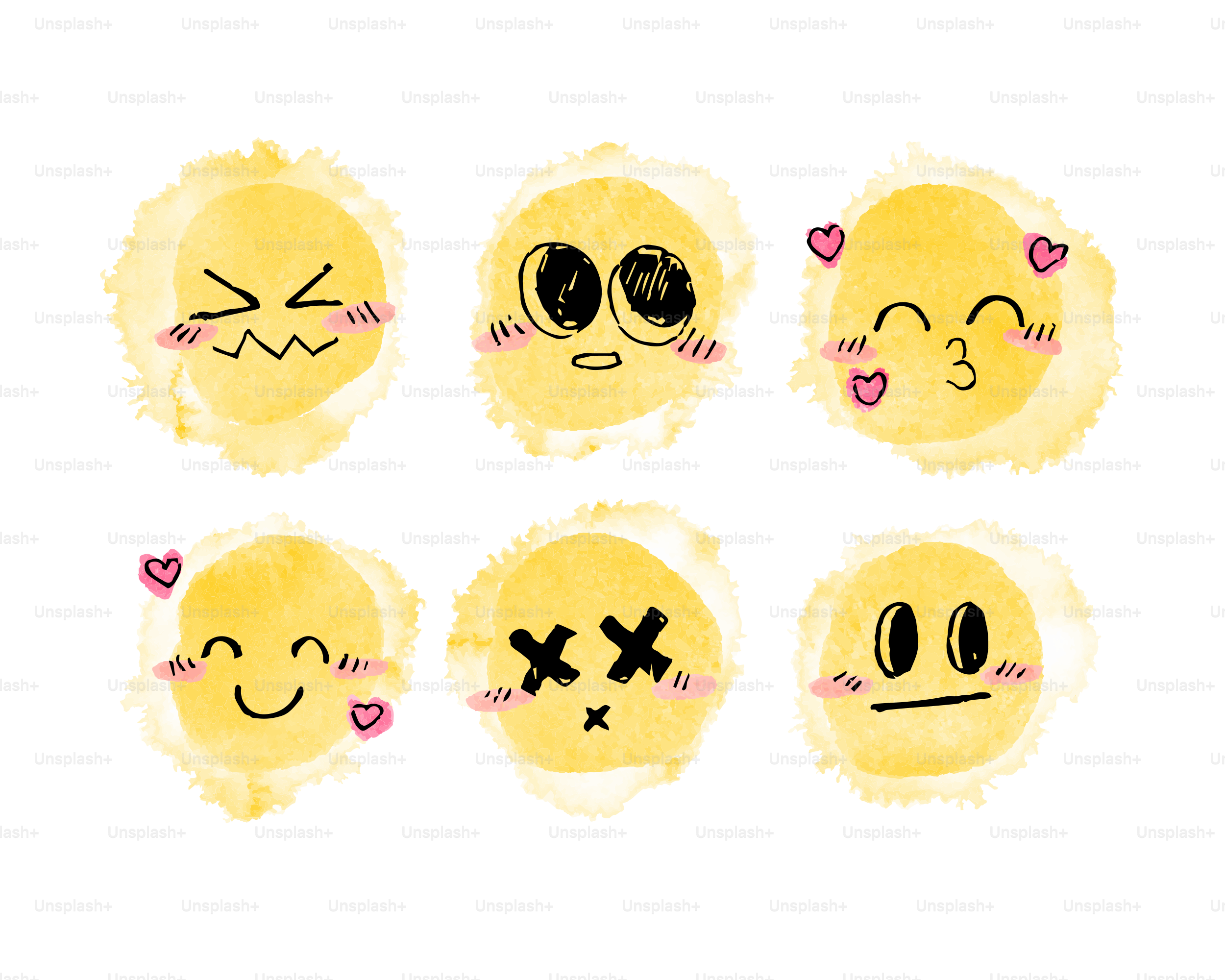 絵文字はさまざまな感情を表現します。