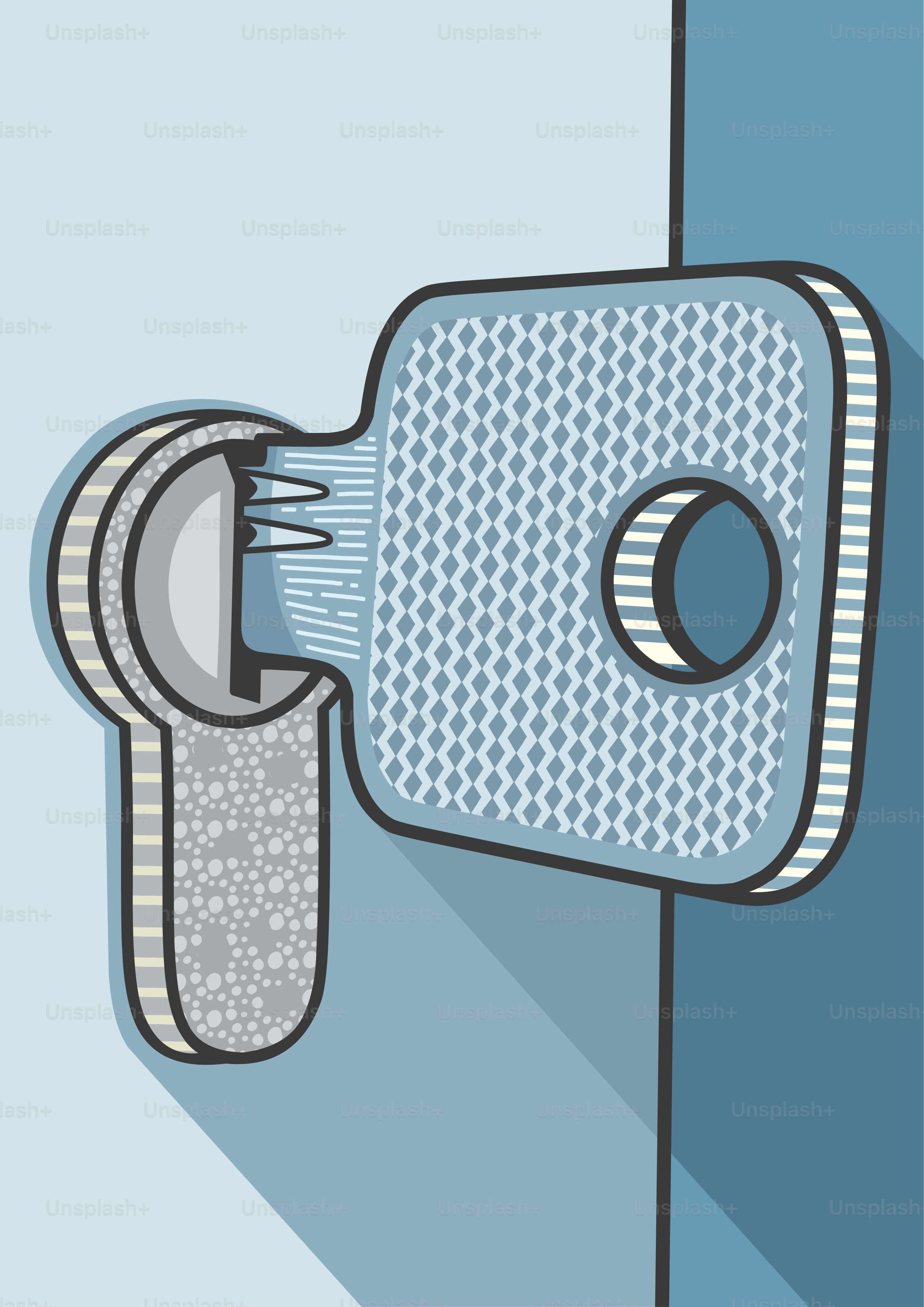 Uma chave encaixando em uma fechadura.