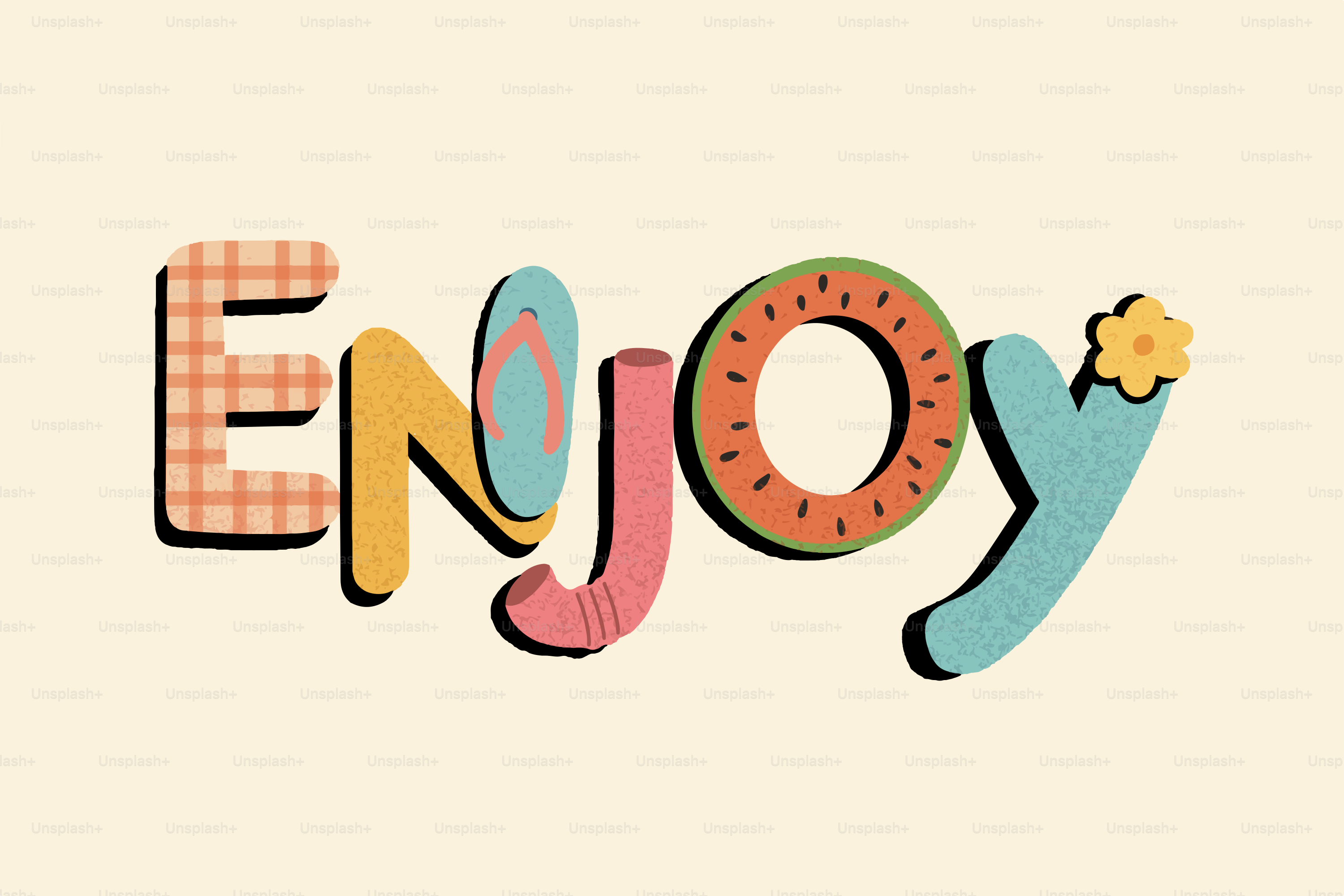 Enjoy the summer with this creative text.