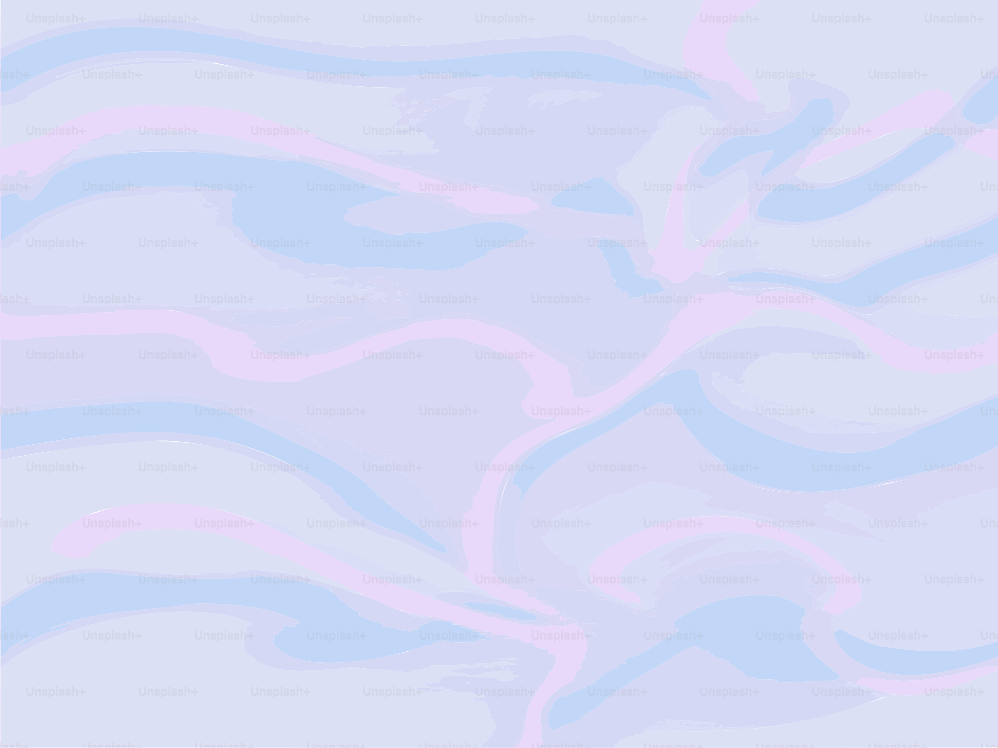 Abstract image with wavy blue and pink lines.
