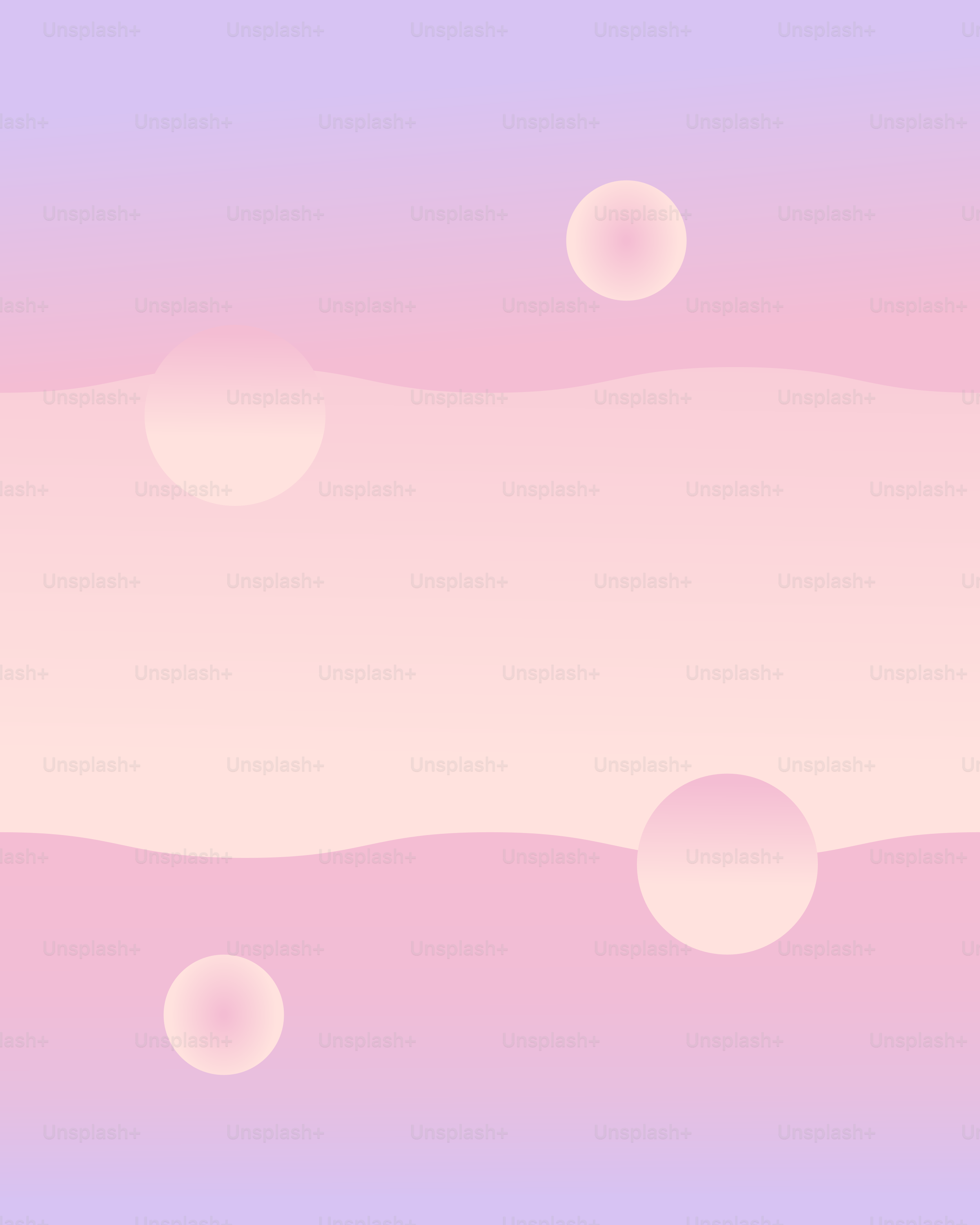 Abstract pastel background with glowing spheres.
