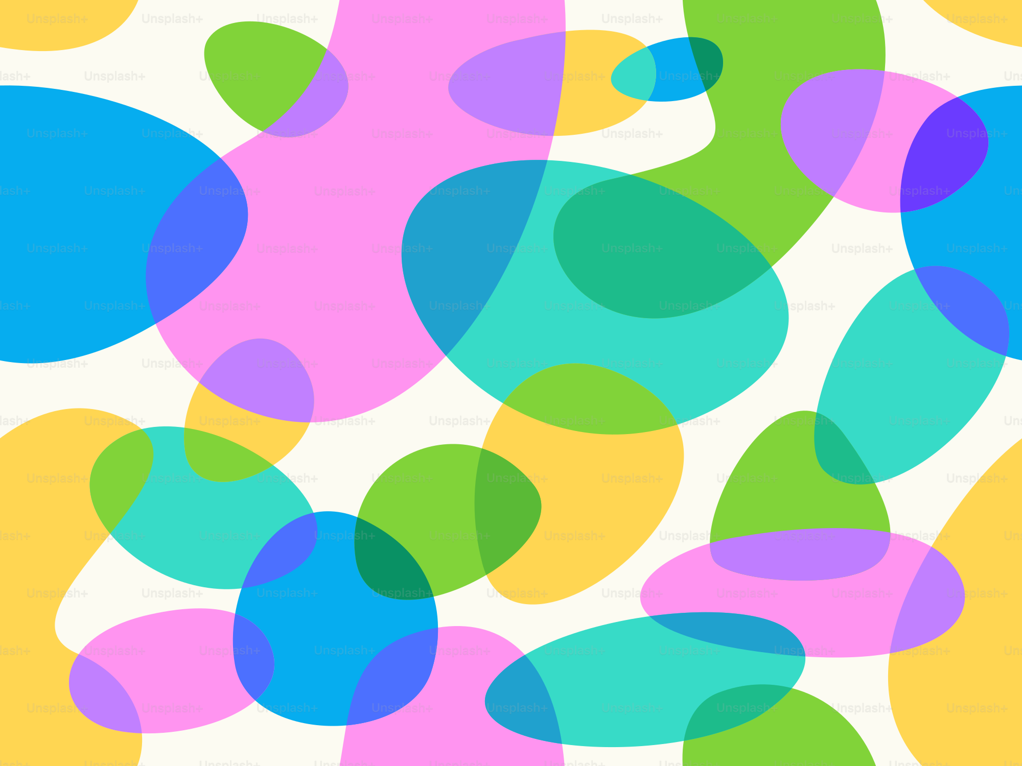 Des ovales colorés et superposés composent ce motif abstrait. vectoriel –  Image de Fond d'écran sur Unsplash, image size:3000x2250