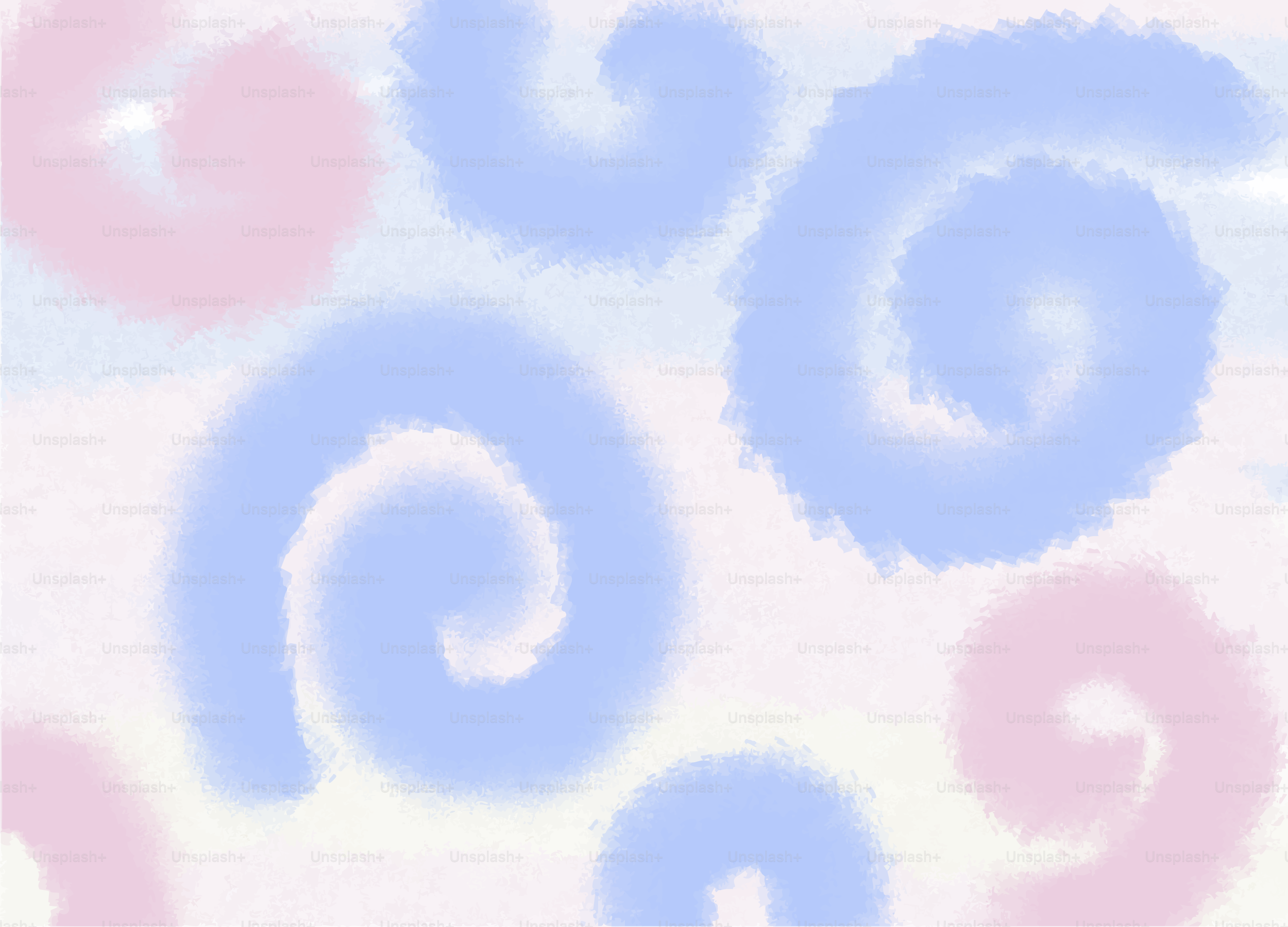 Des tourbillons roses et bleus dansent sur un fond pastel.