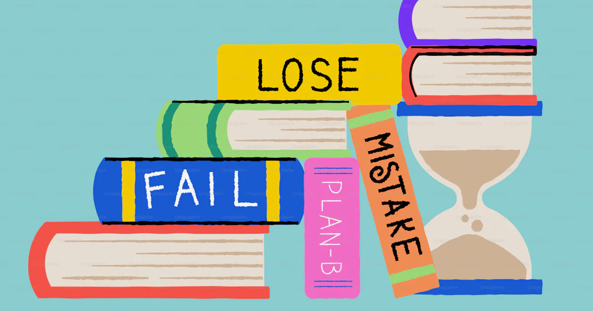 Learning from mistakes leads to success. vector – Motivational Image on ...