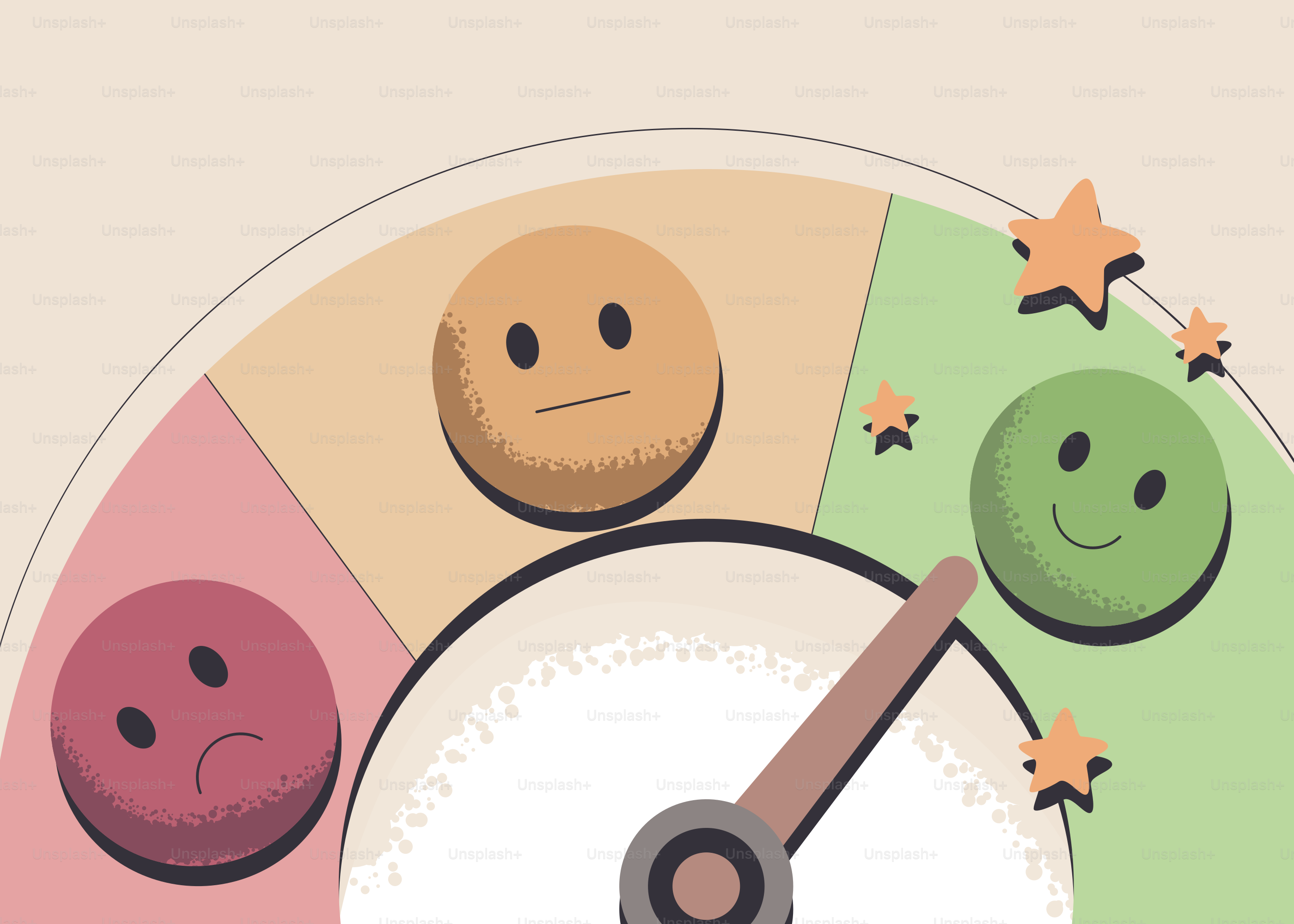 Le compteur affiche une expérience client positive.