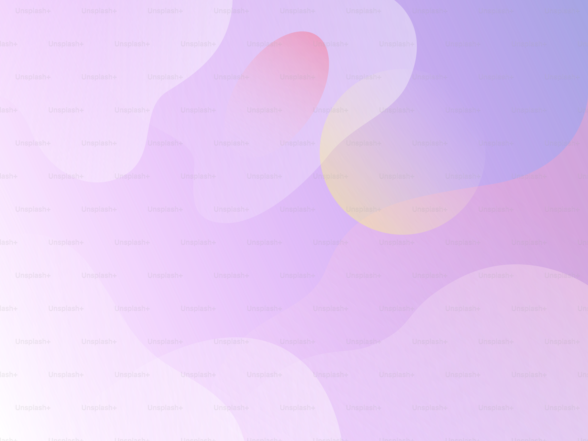 Des formes abstraites douces, aux couleurs pastel, flottant sur un fond.