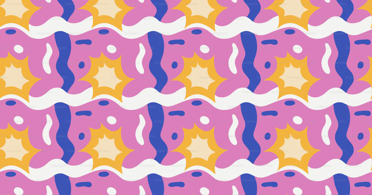Colorful repeating pattern with abstract shapes. vector – Wallpaper ...