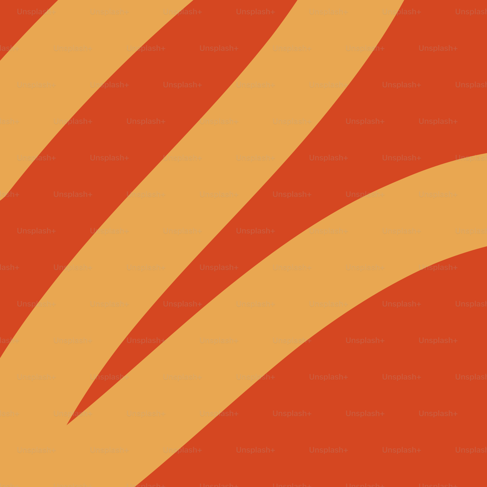 Sfondo delle linee curve astratte arancioni e gialle