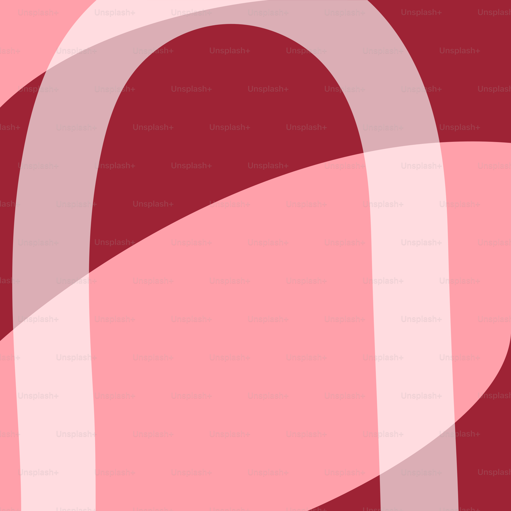 Formas abstratas vermelhas e rosas se sobrepõem