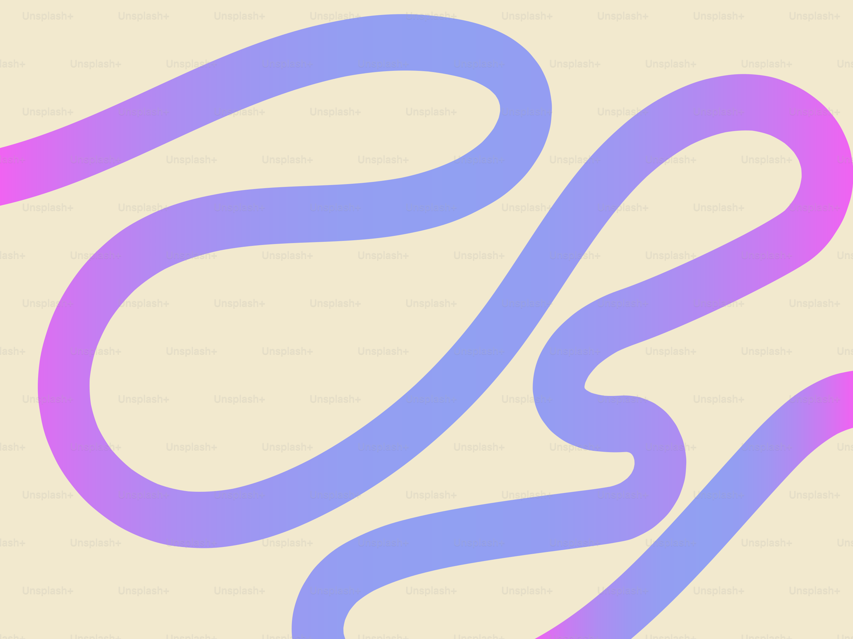Wavy line with gradient colors on a light background
