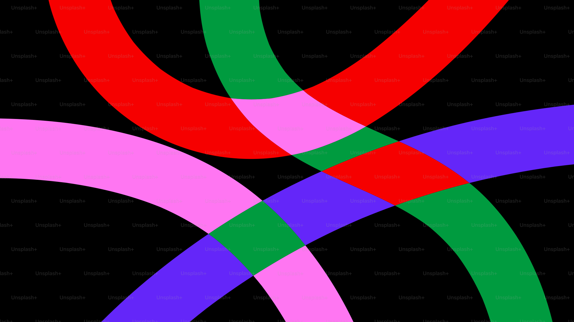 Colorful, overlapping arcs on a black background. vector – Wallpaper ...