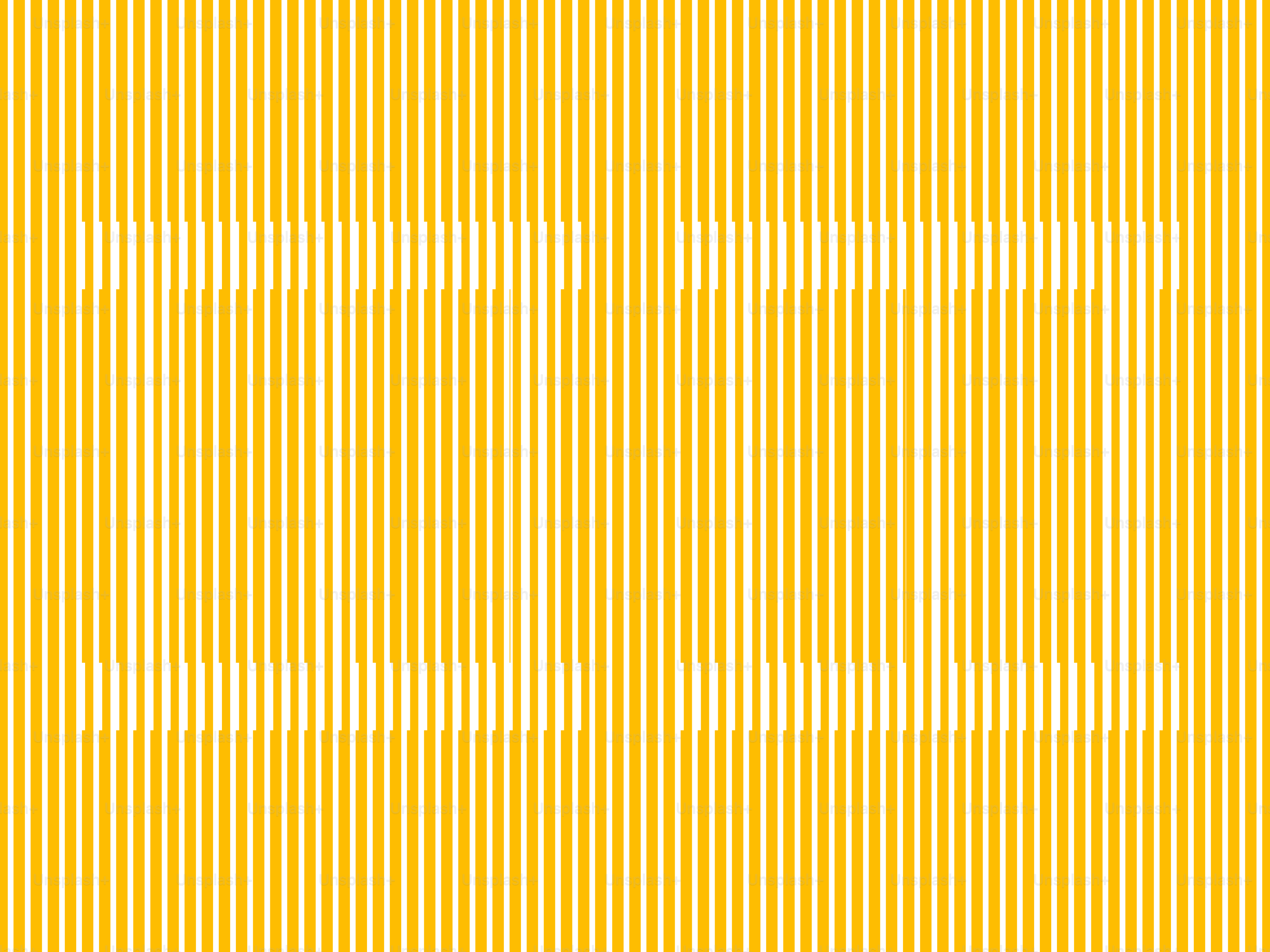 Two white rectangular shapes on yellow striped background