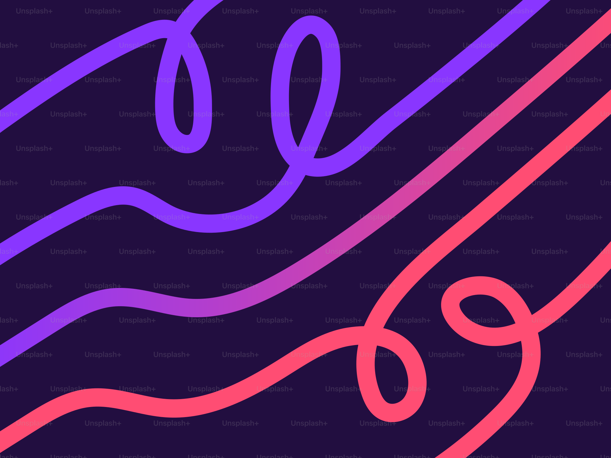 Purple and pink lines on a dark background