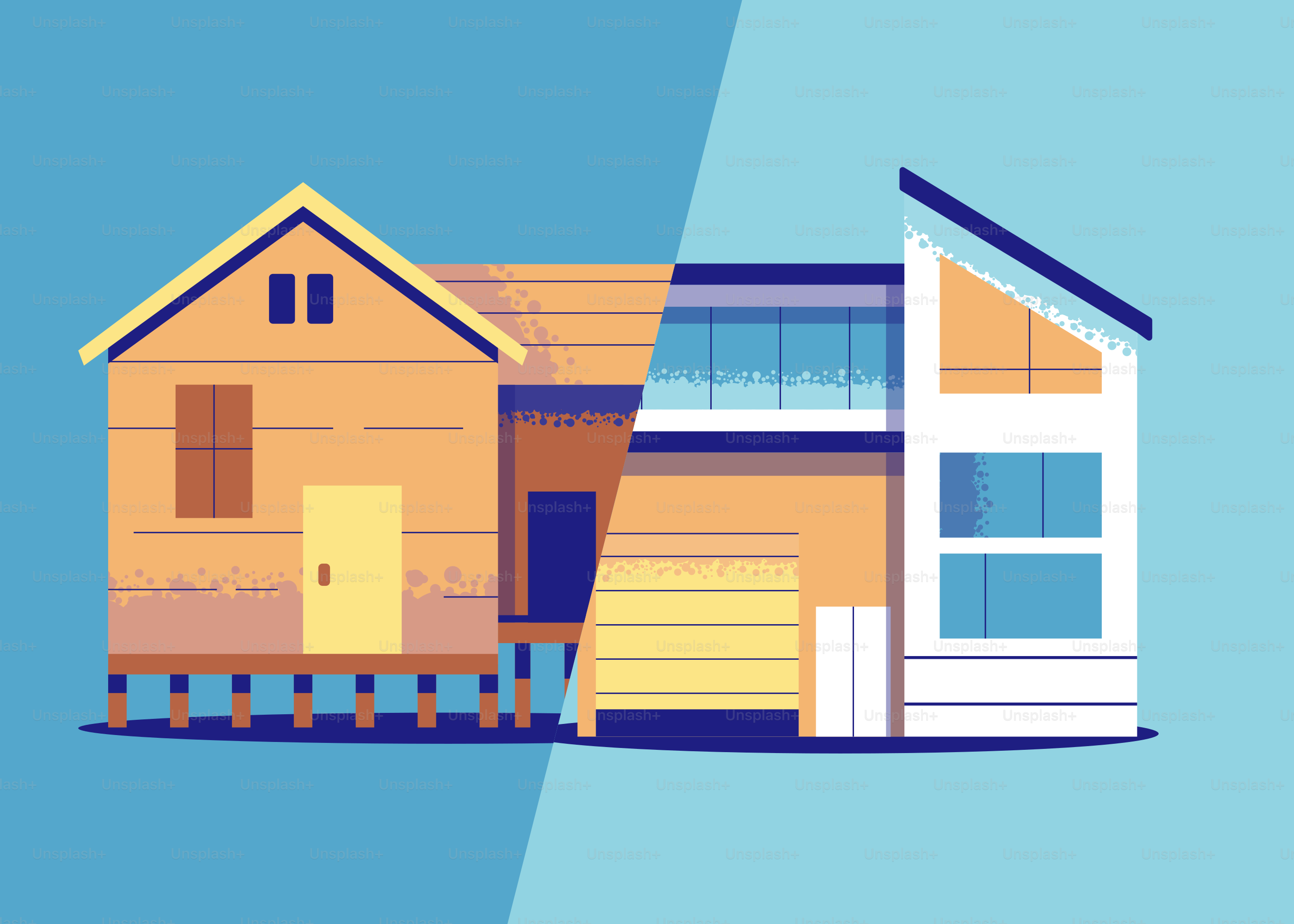 Old house transformed into modern home