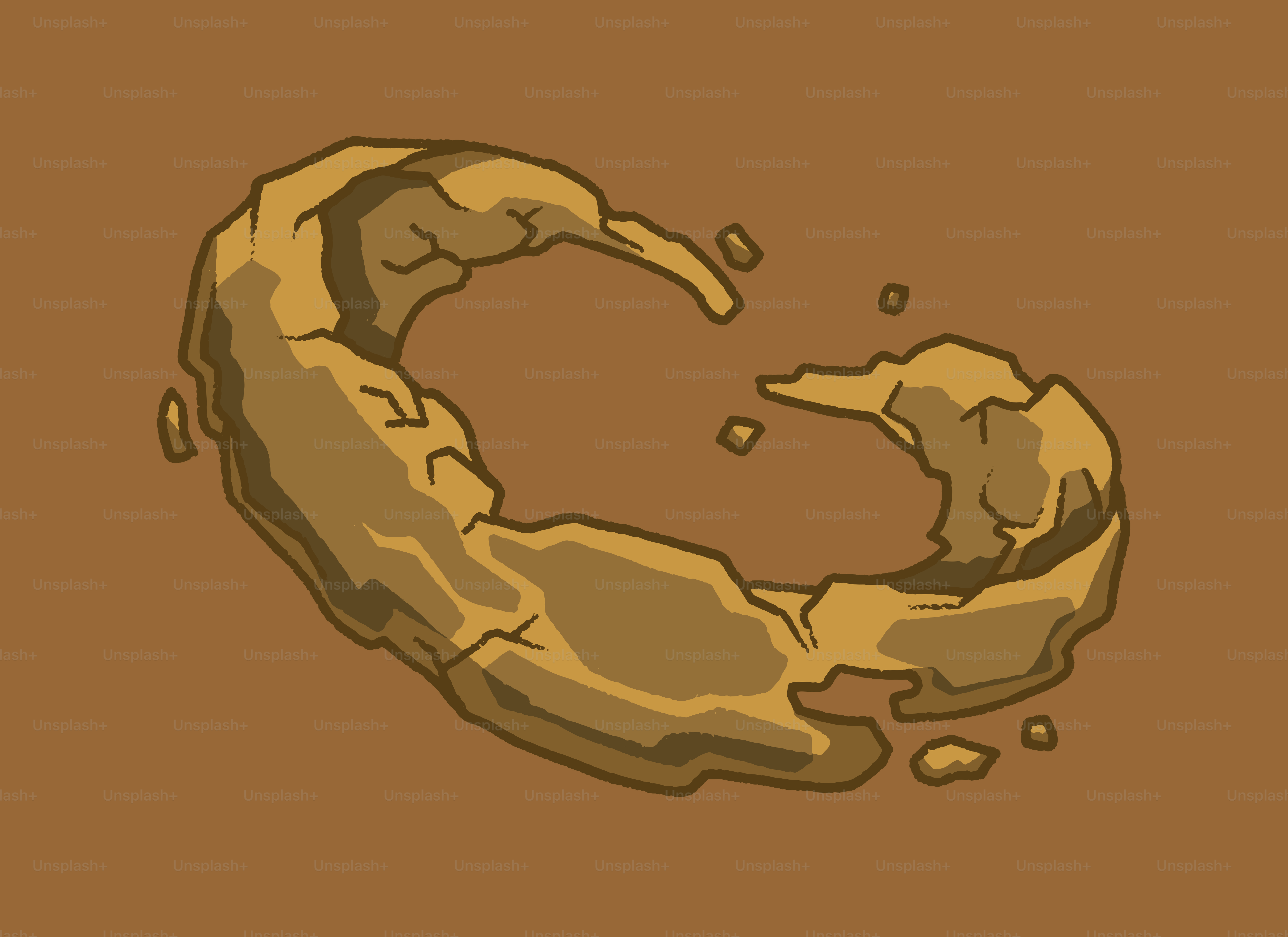 A swirling vortex of sand and debris