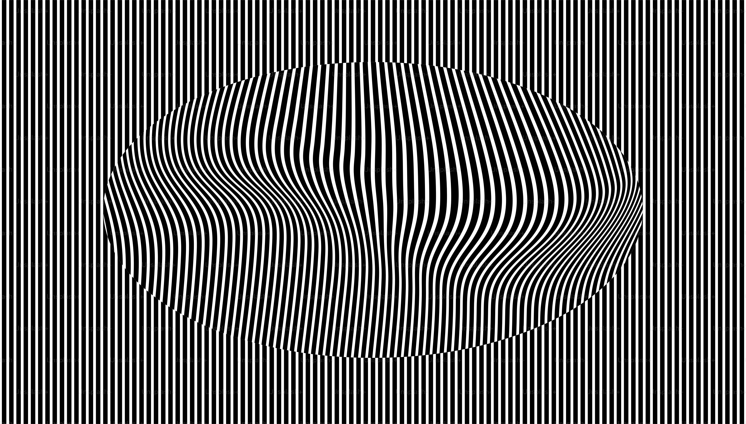 Abstract optical illusion with wavy lines