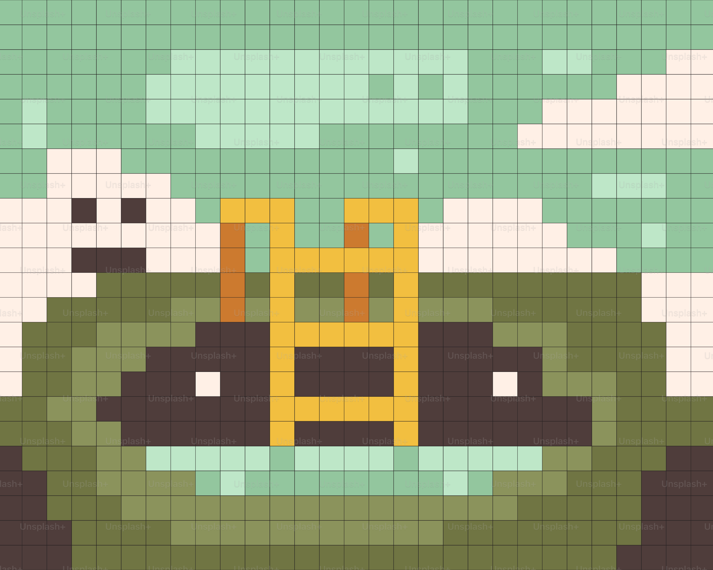 Pixel art de uma piscina com uma escada.