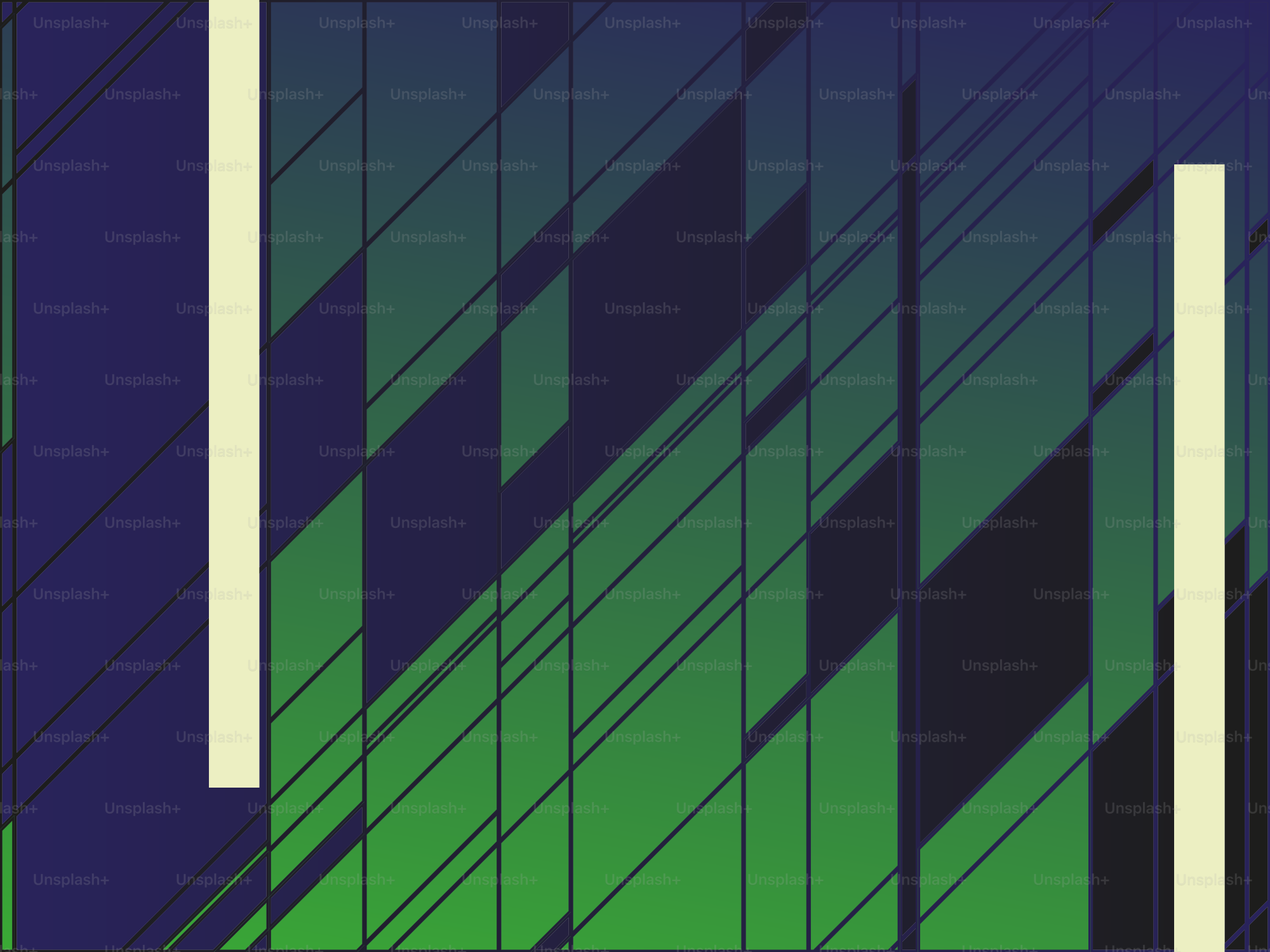 Abstract geometric pattern with green and blue gradient. vector ...