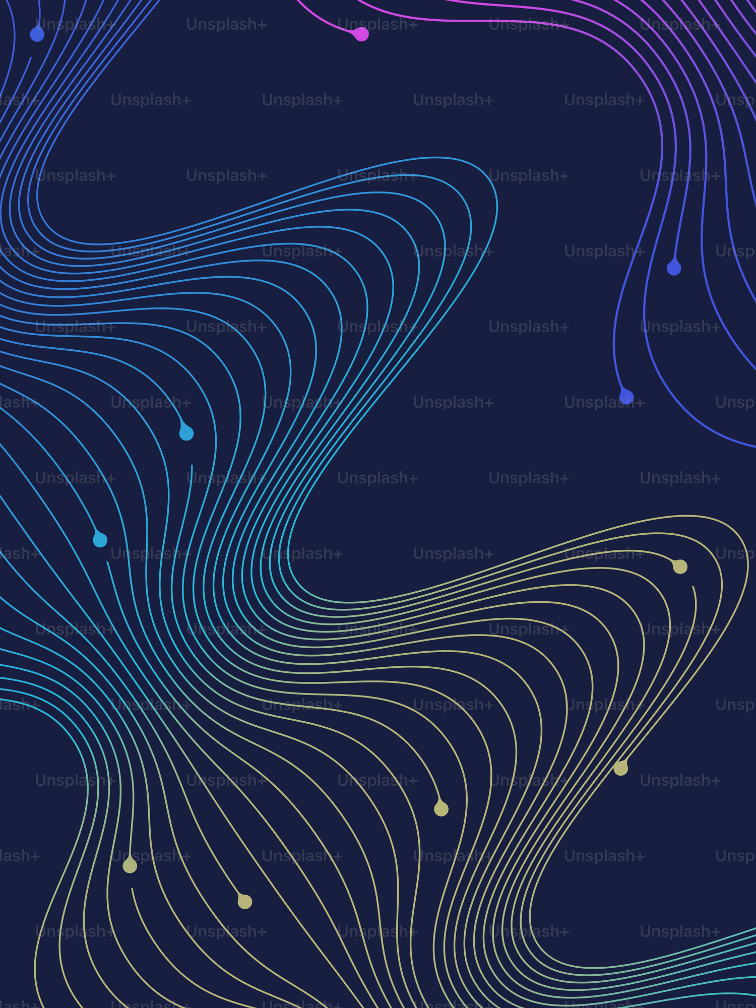 Abstrakte blaue Linien bilden ein welliges Muster. Vektor – Bild zum Thema  Hintergrundbild auf Unsplash, image size:3000x4000