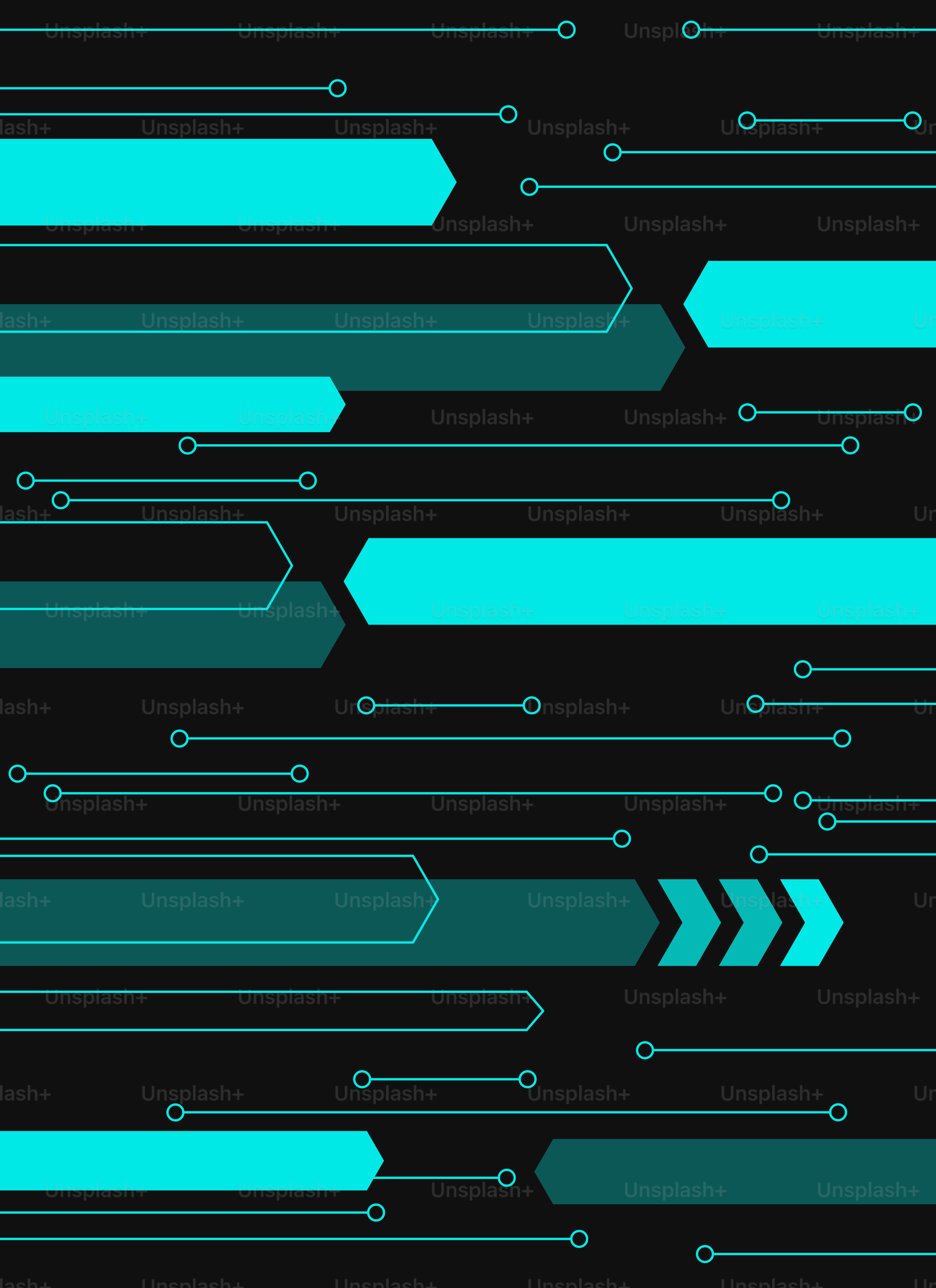 Patrón abstracto de placa de circuito azul sobre fondo negro