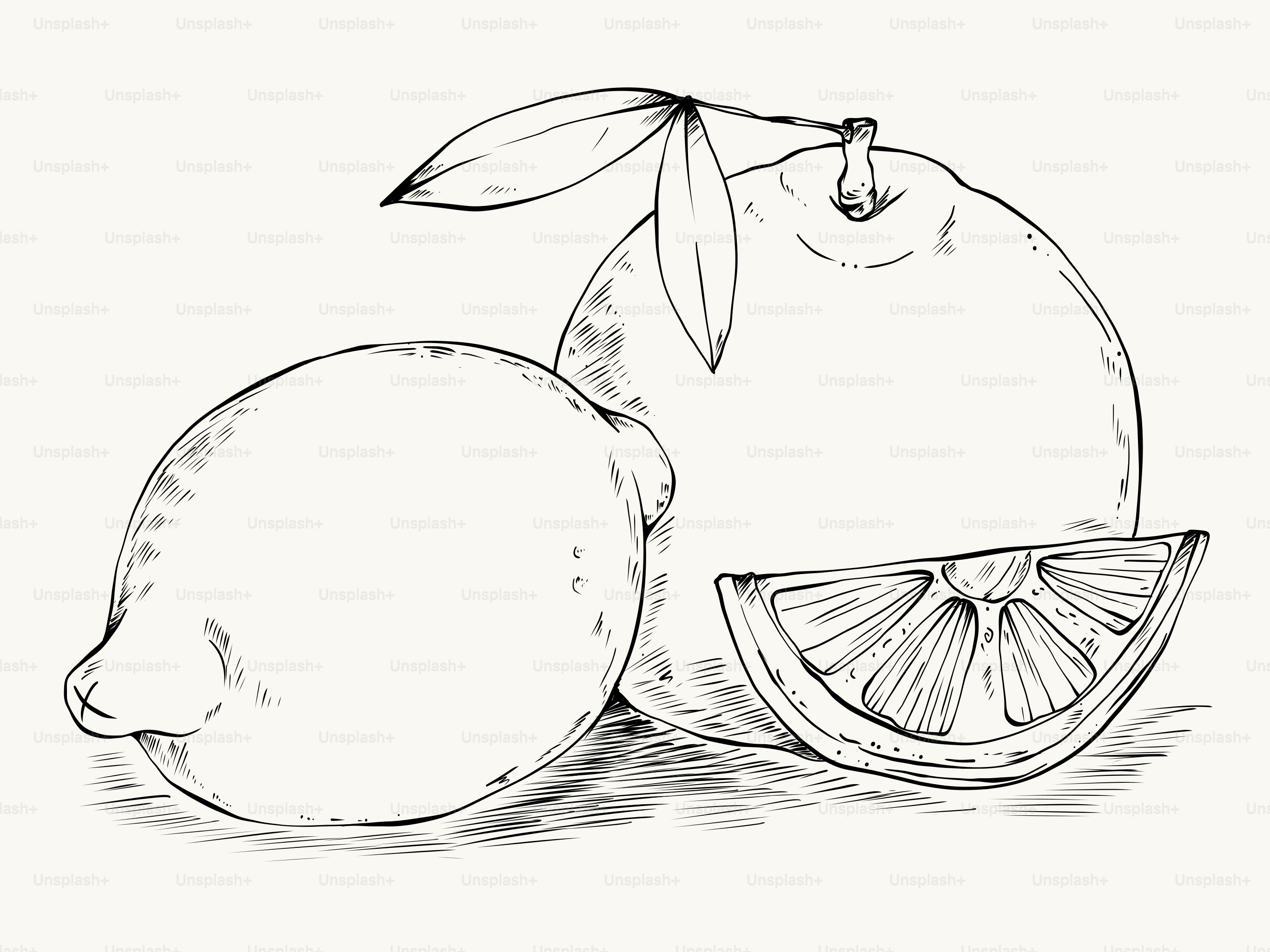 Two lemons and a slice on a light background.