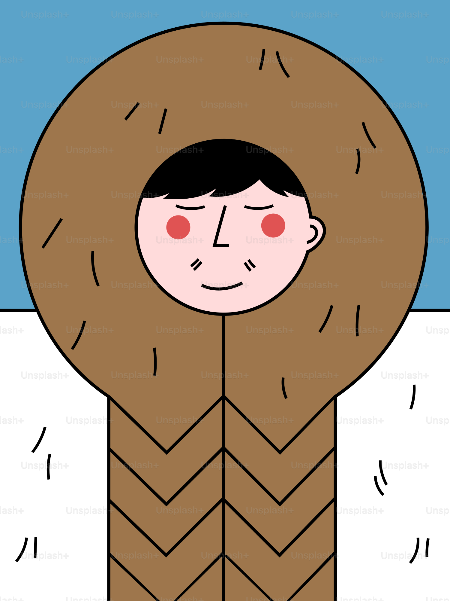 Person in a fur-lined hooded parka