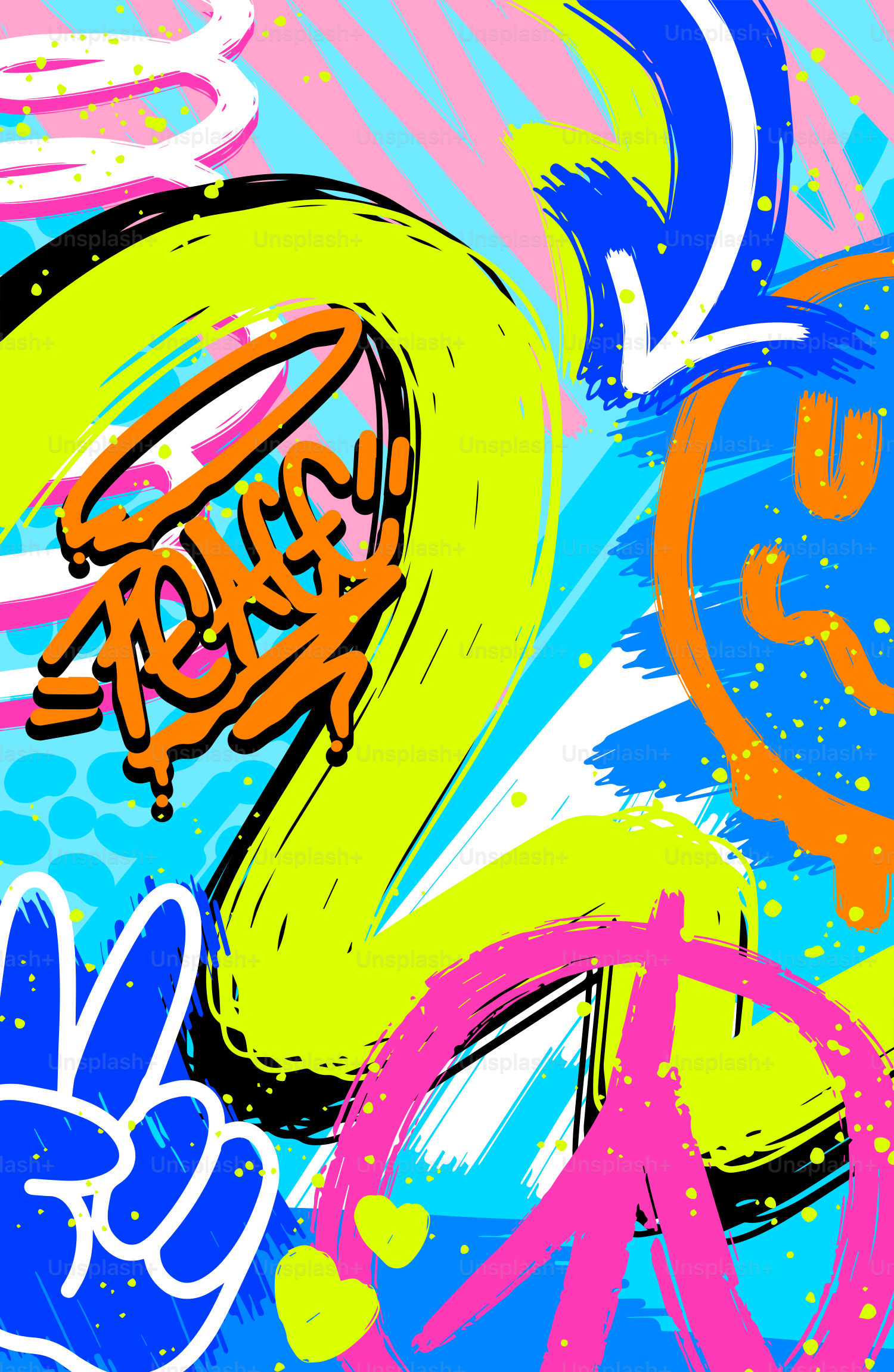 スマイリーフェイス アート サイン入り スマイリーフェイスラヴ アート