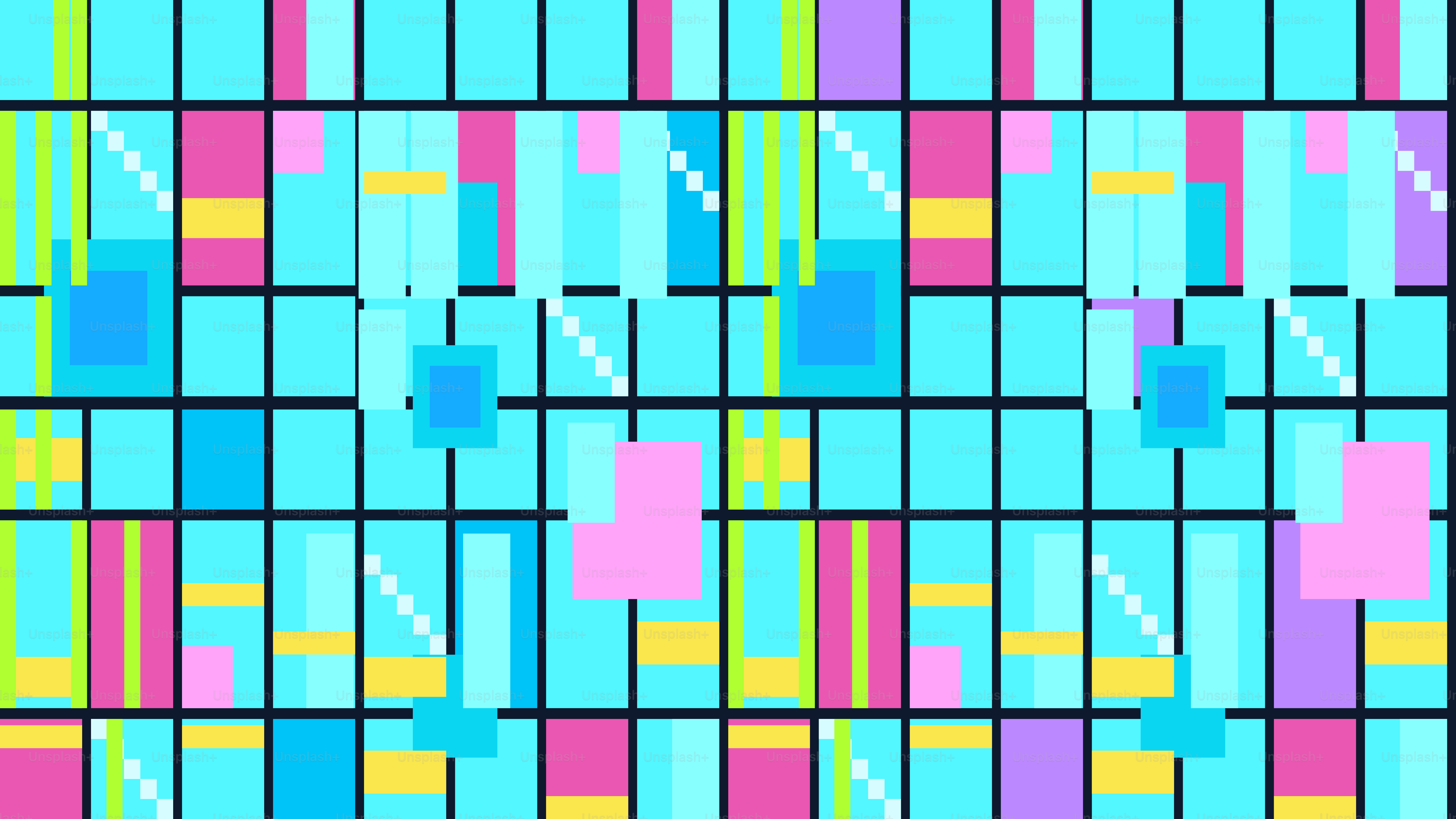 Patrón geométrico abstracto con colores vivos