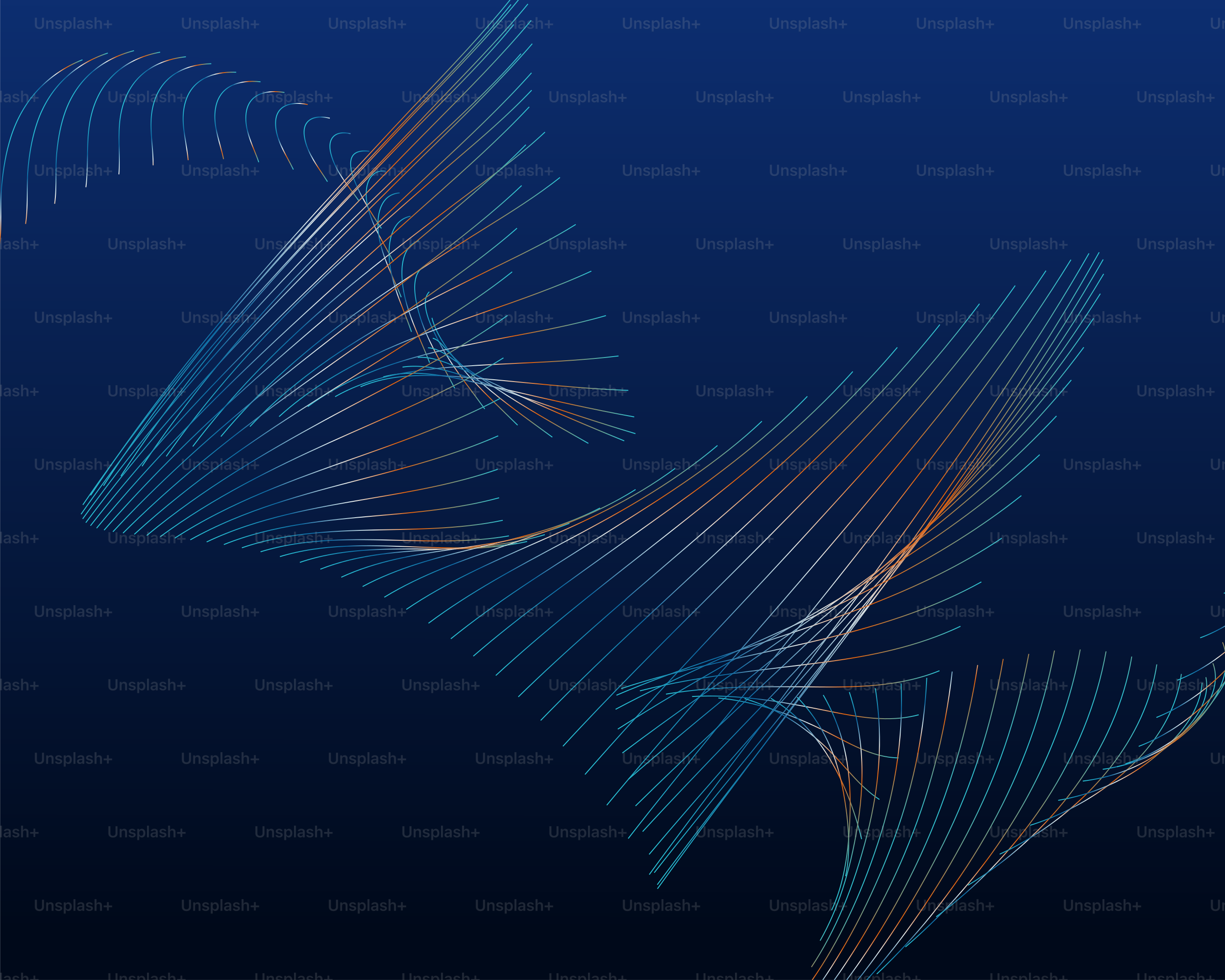 Abstract blue background with swirling lines