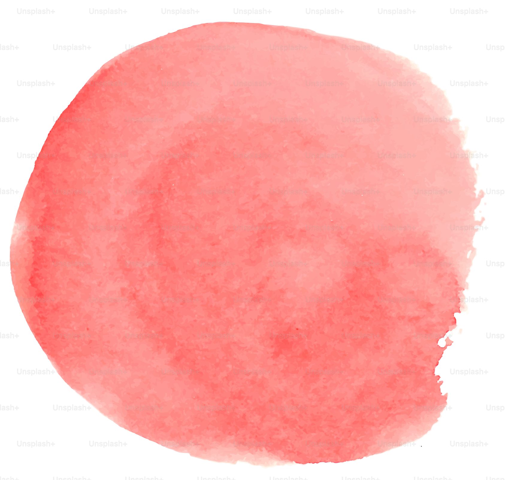 Ein Aquarellpinselstrich in kreisförmiger Form.