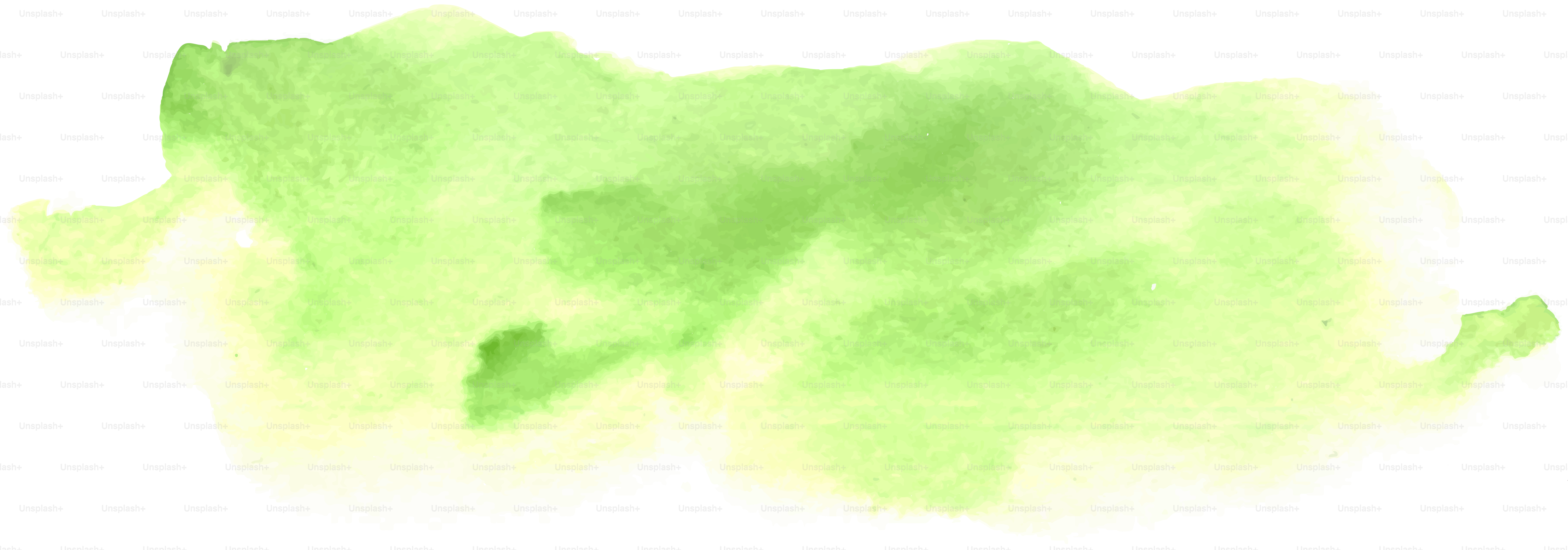 Green and yellow watercolor splash on white background. vector ...