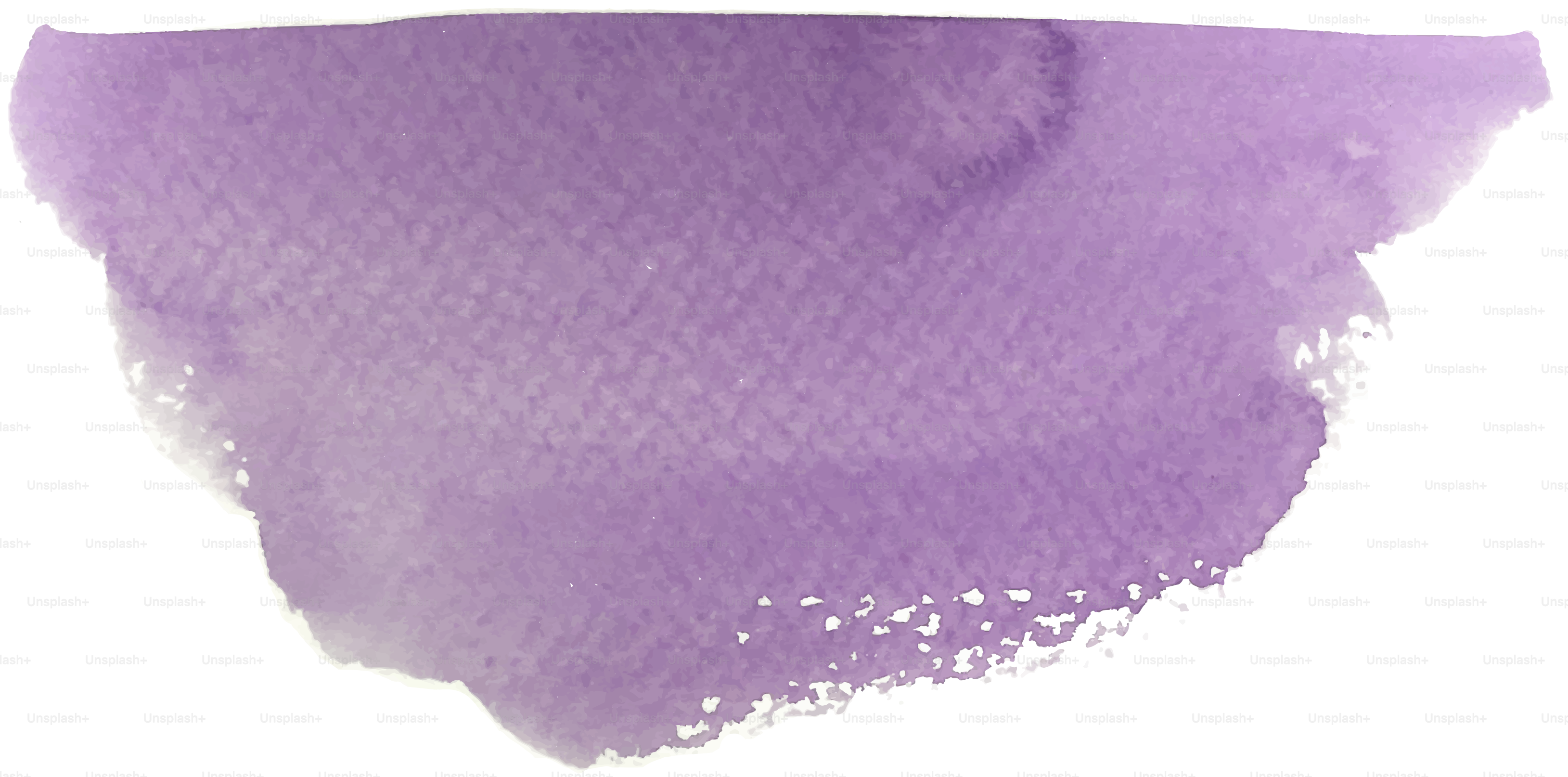 白い背景に紫色の水彩ブラシストローク