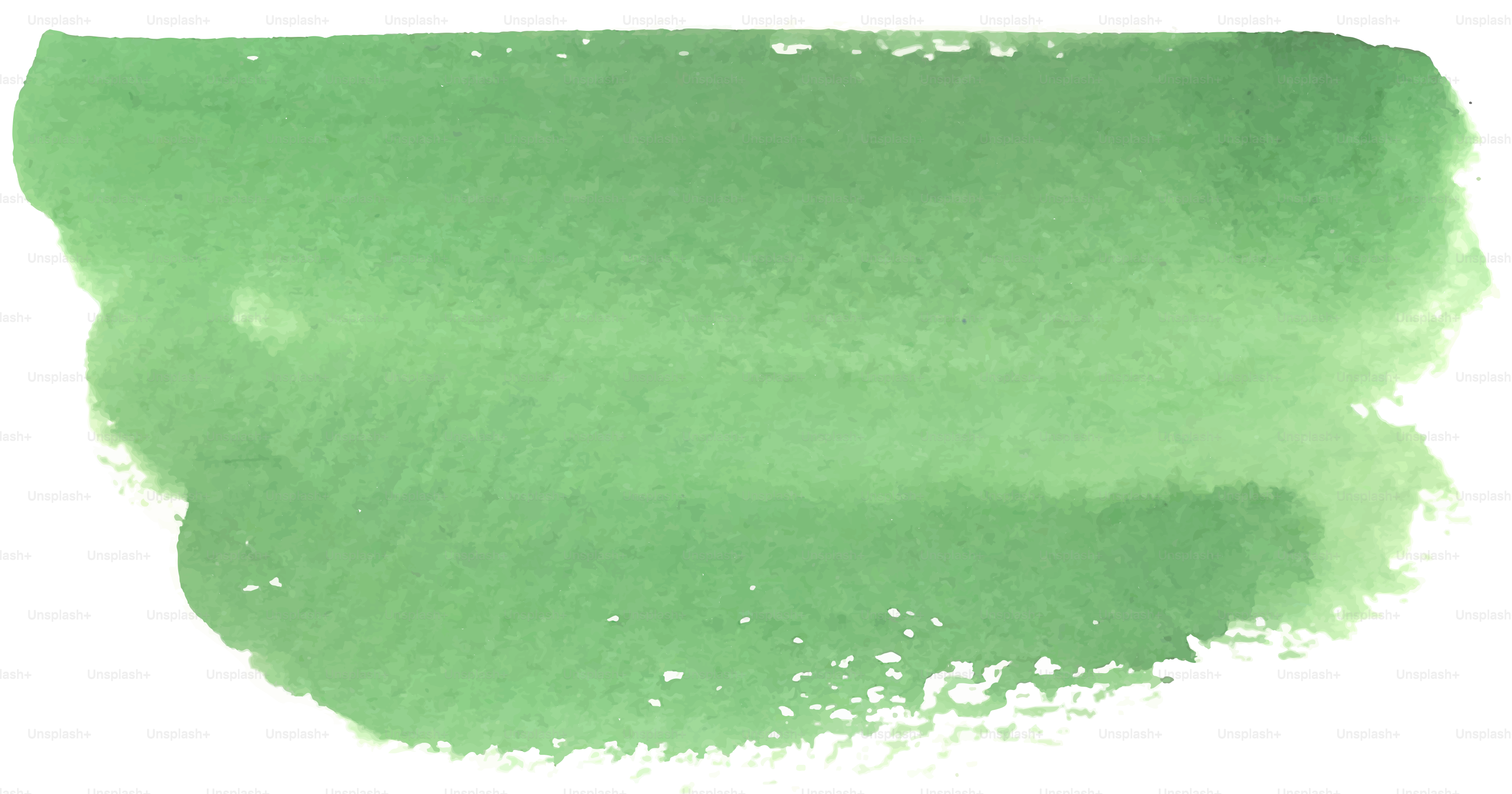 Ein hellgrüner Aquarellpinselstrich.