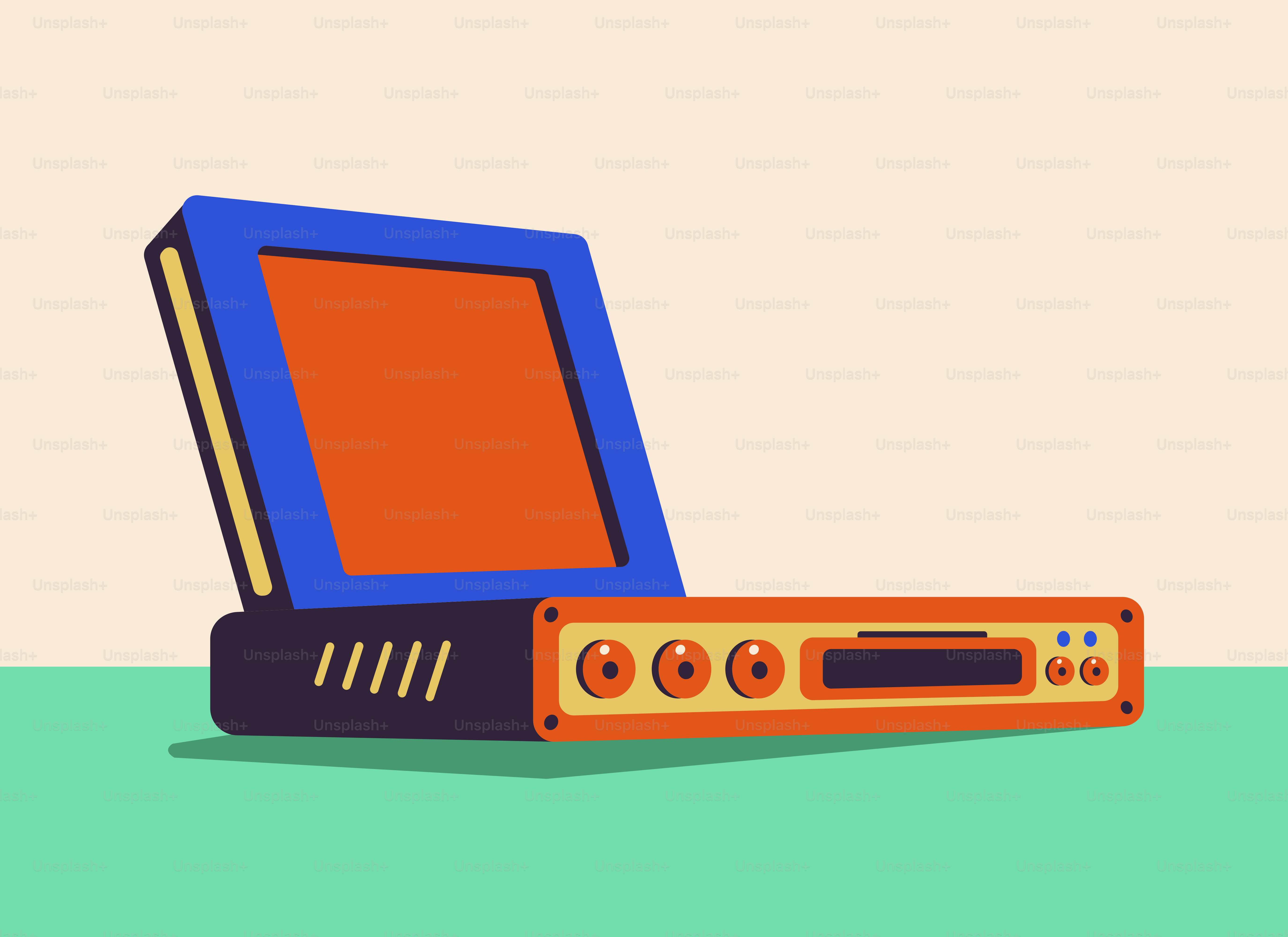 Dispositivo electrónico retro con pantalla y controles