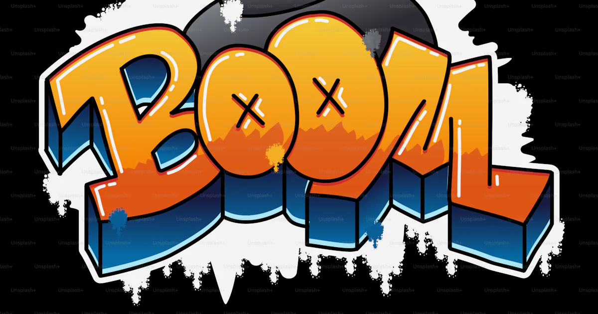Graffiti Style boom With A Bomb Vector Graffiti Wallpaper Image On graffiti-style-boom-with-a-bomb-vector-graffiti-wallpaper-image-on