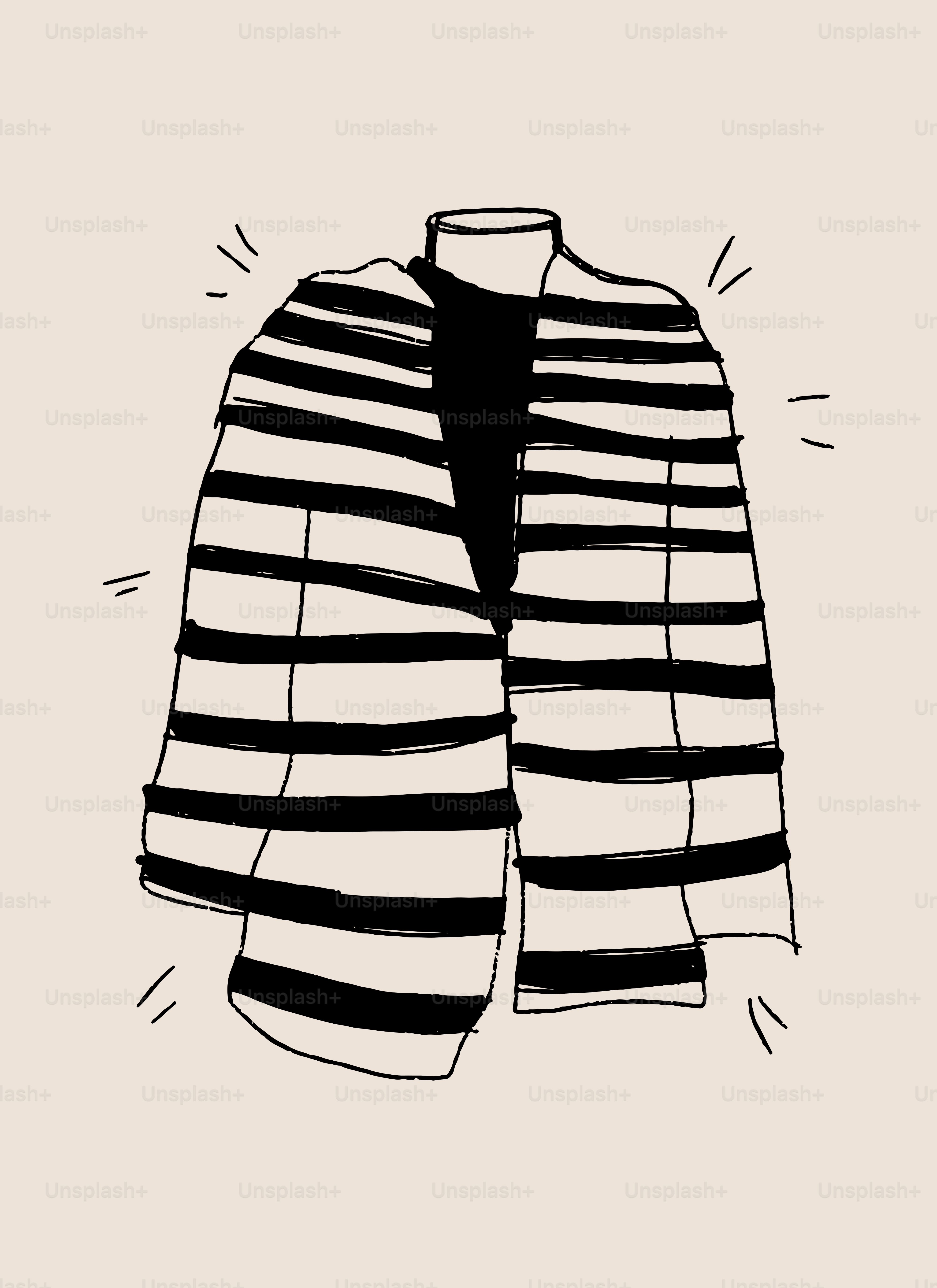 Chaqueta de rayas con jersey de cuello alto negro debajo