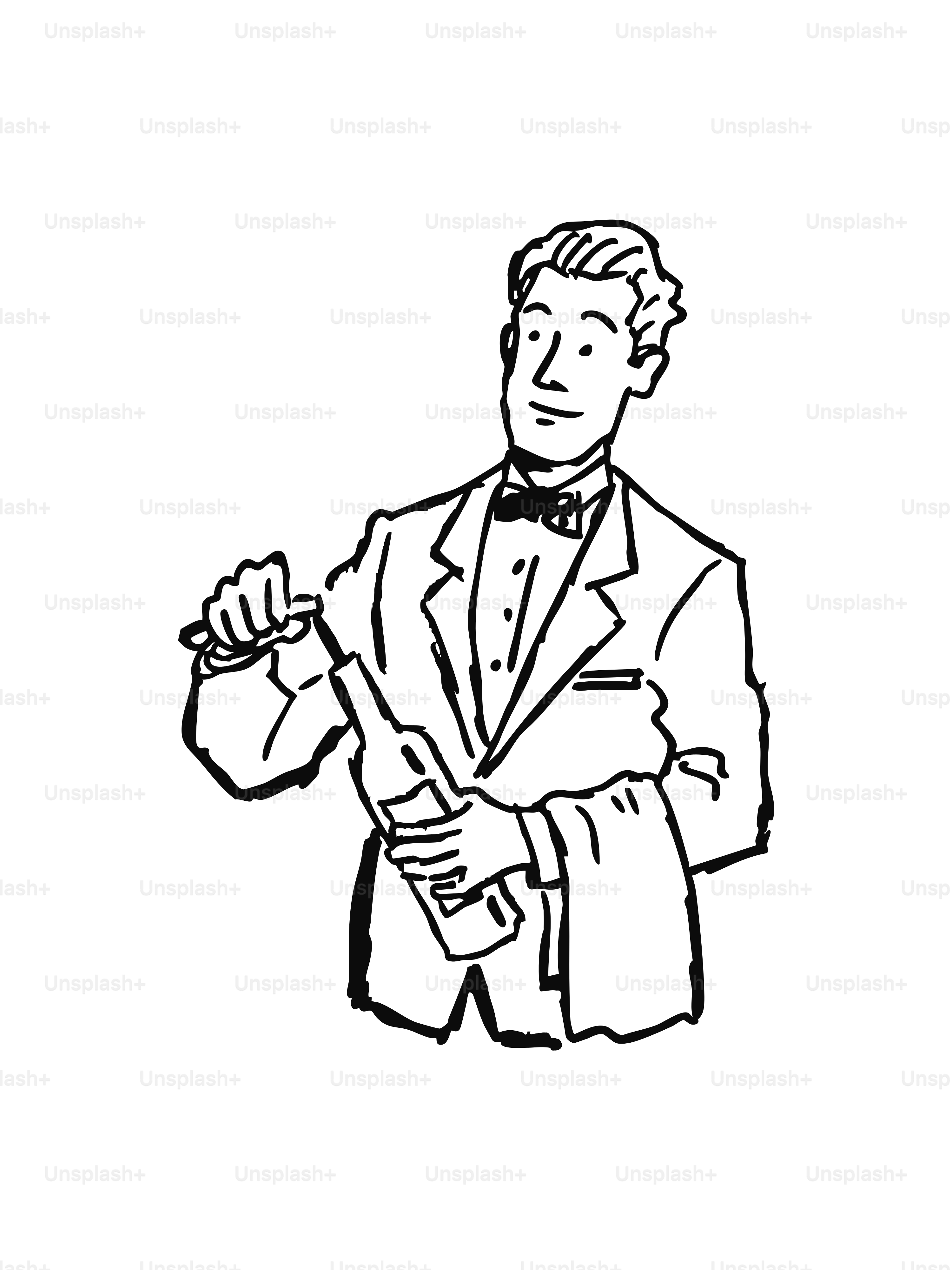 Waiter opening a wine bottle with a towel.