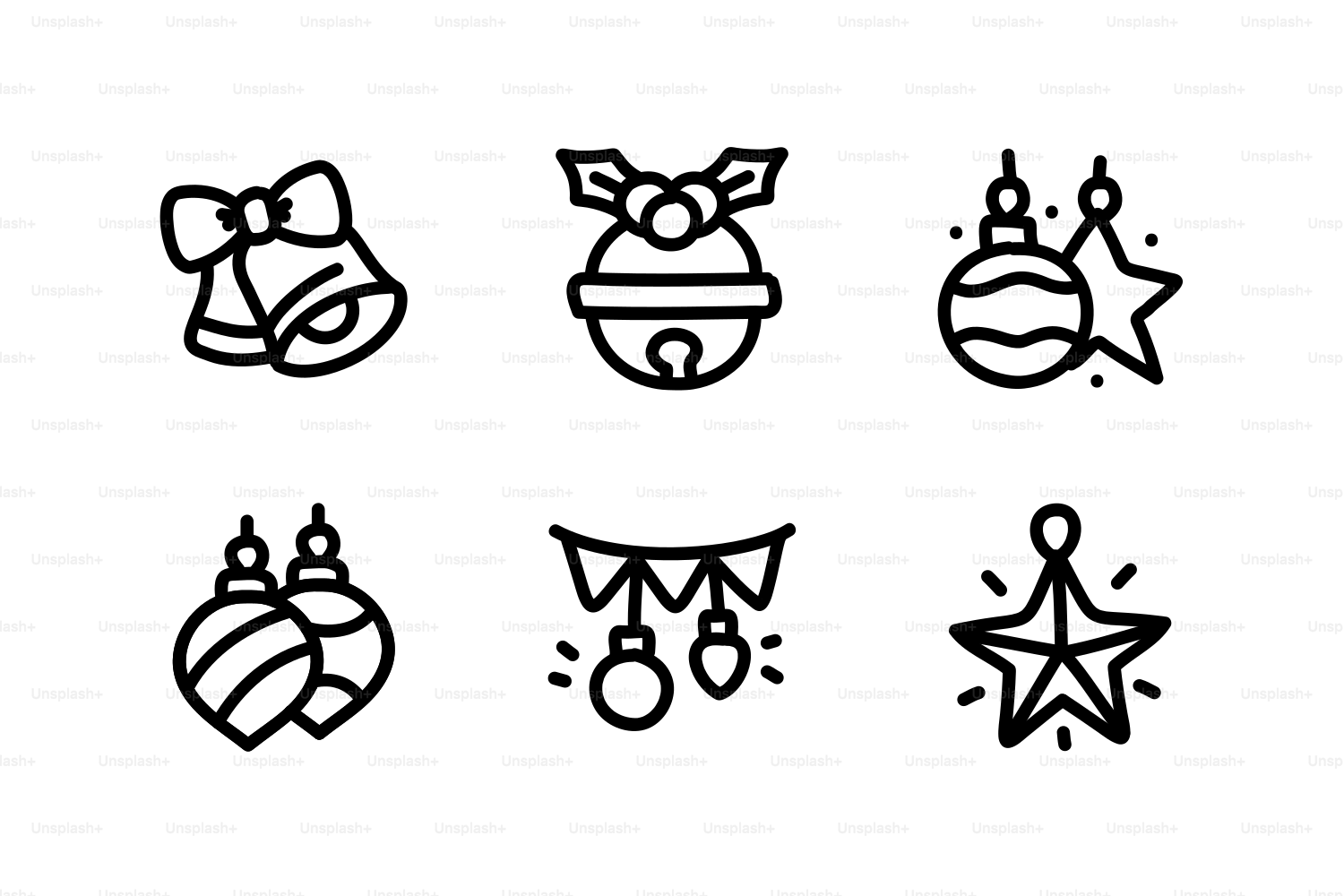 Sammlung festlicher Weihnachtsikonen und Feiertagsikonen