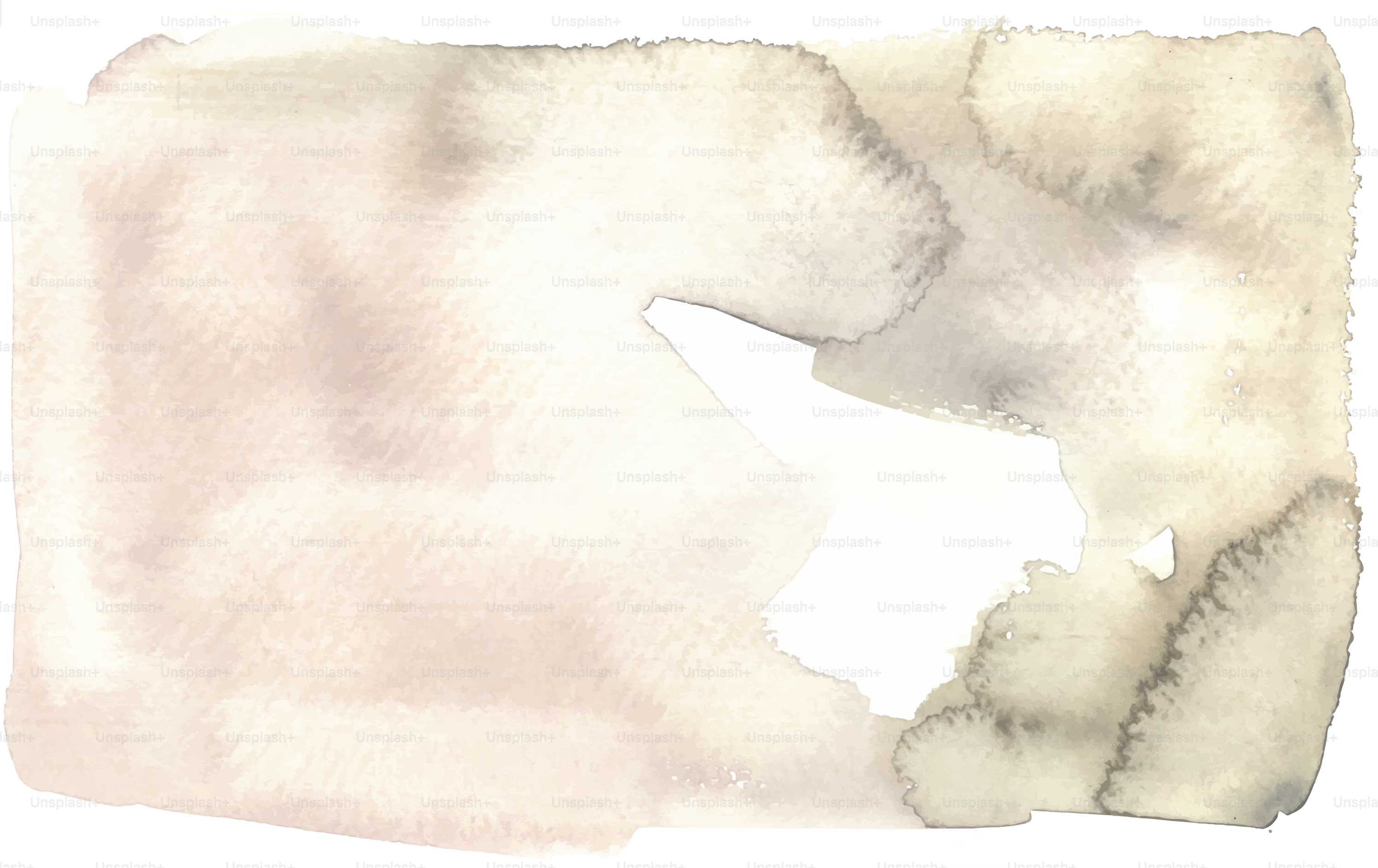 Abstract watercolor wash with muted earthy tones