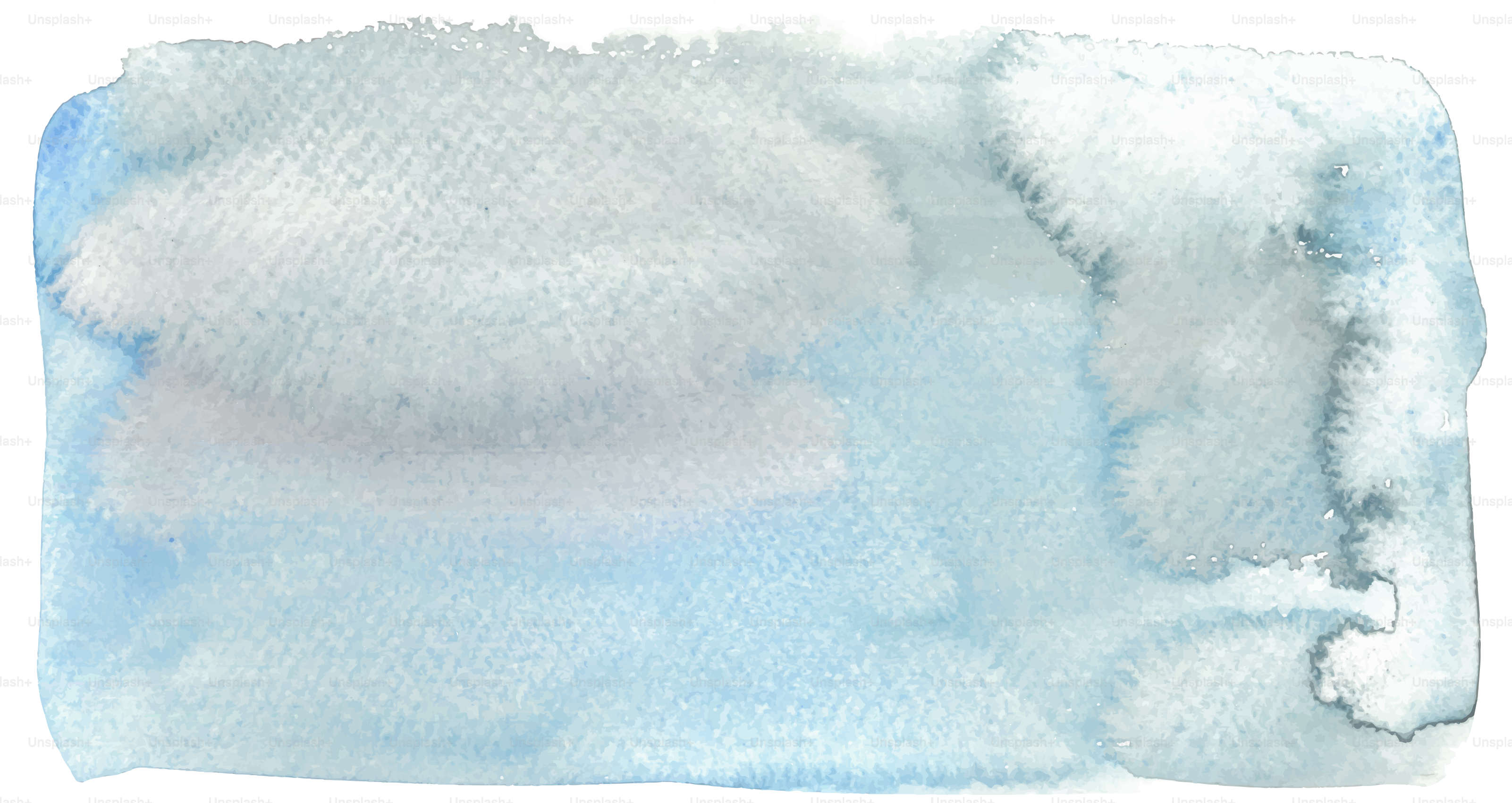 Lavis d’aquarelle abstrait avec des tons bleus et gris