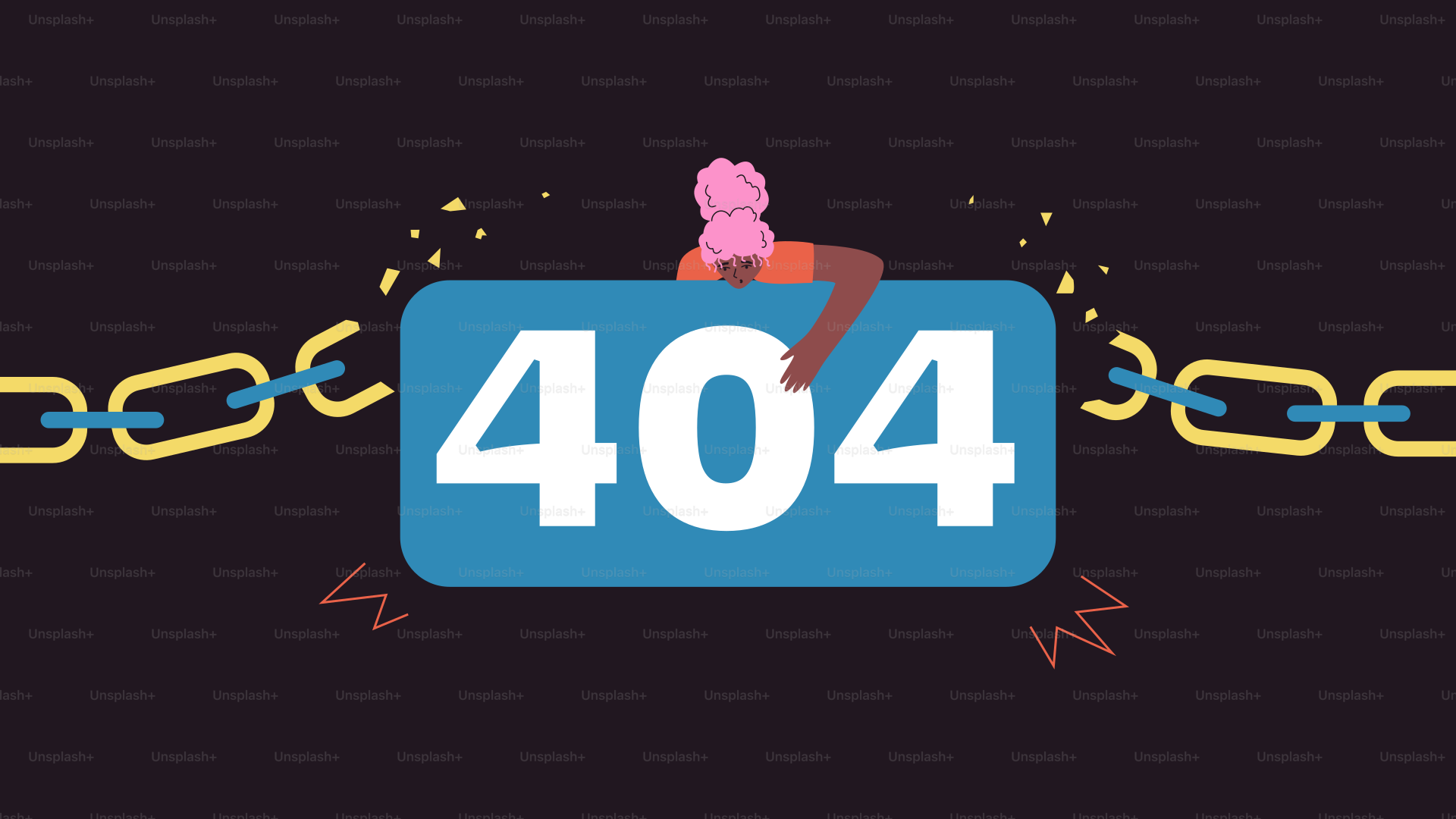 Errore 404 pagina non trovata con catena rotta