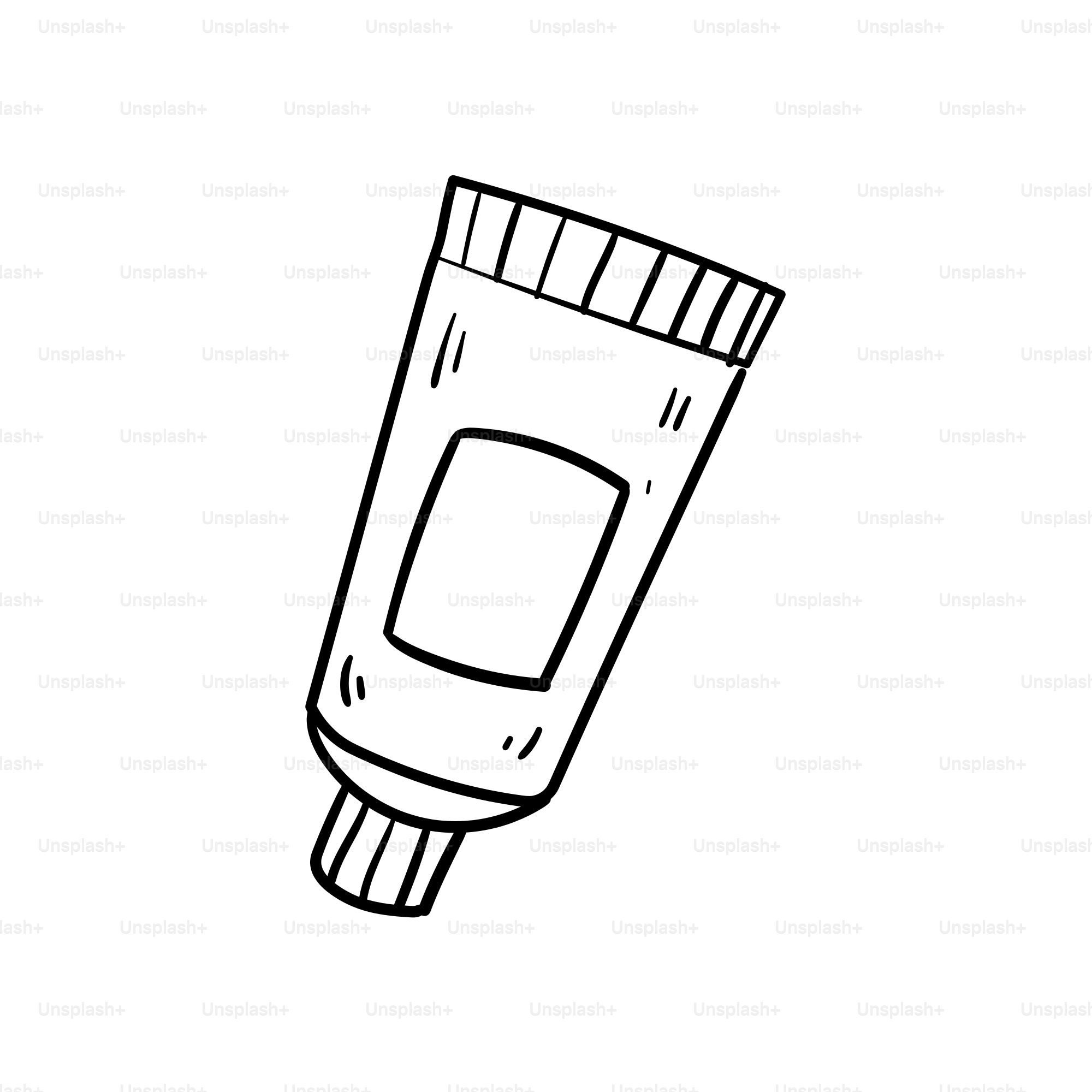 크림 튜브의 간단한 선화였다. 벡터 – Unsplash의 그림 이미지, image size:3000x3000