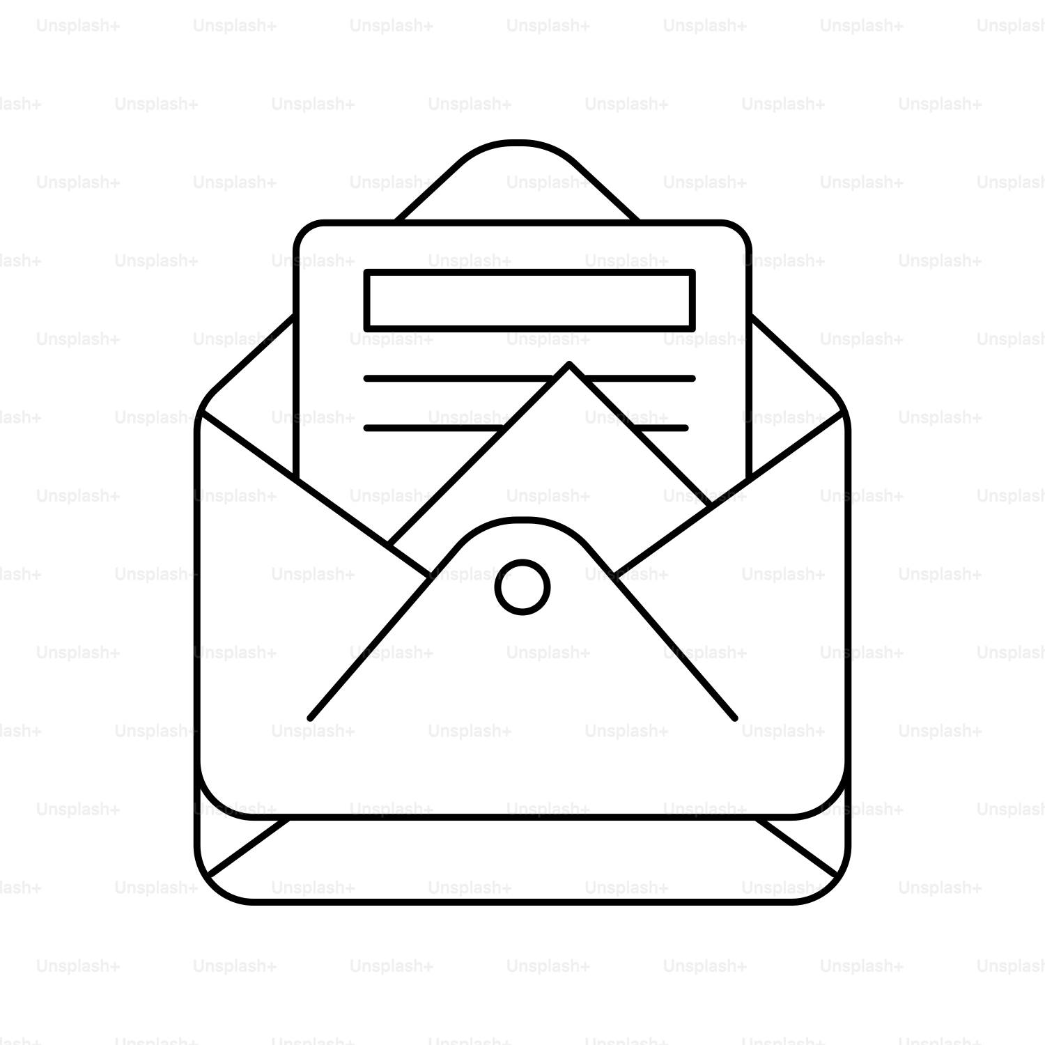 An open envelope with a letter inside