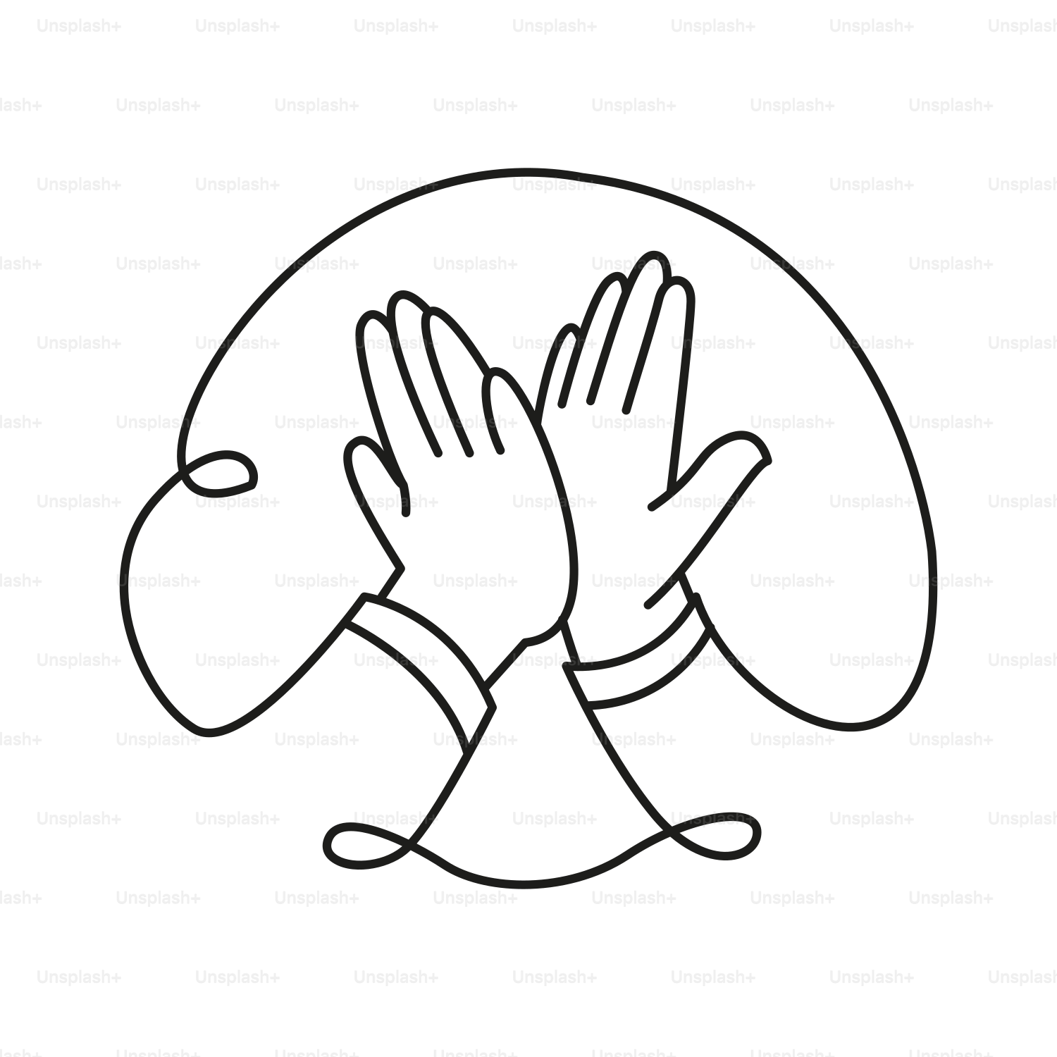 Due mani che tengono una zampa e una palla vettoriale – Immagine gratis su  Unsplash, image size:3000x3000