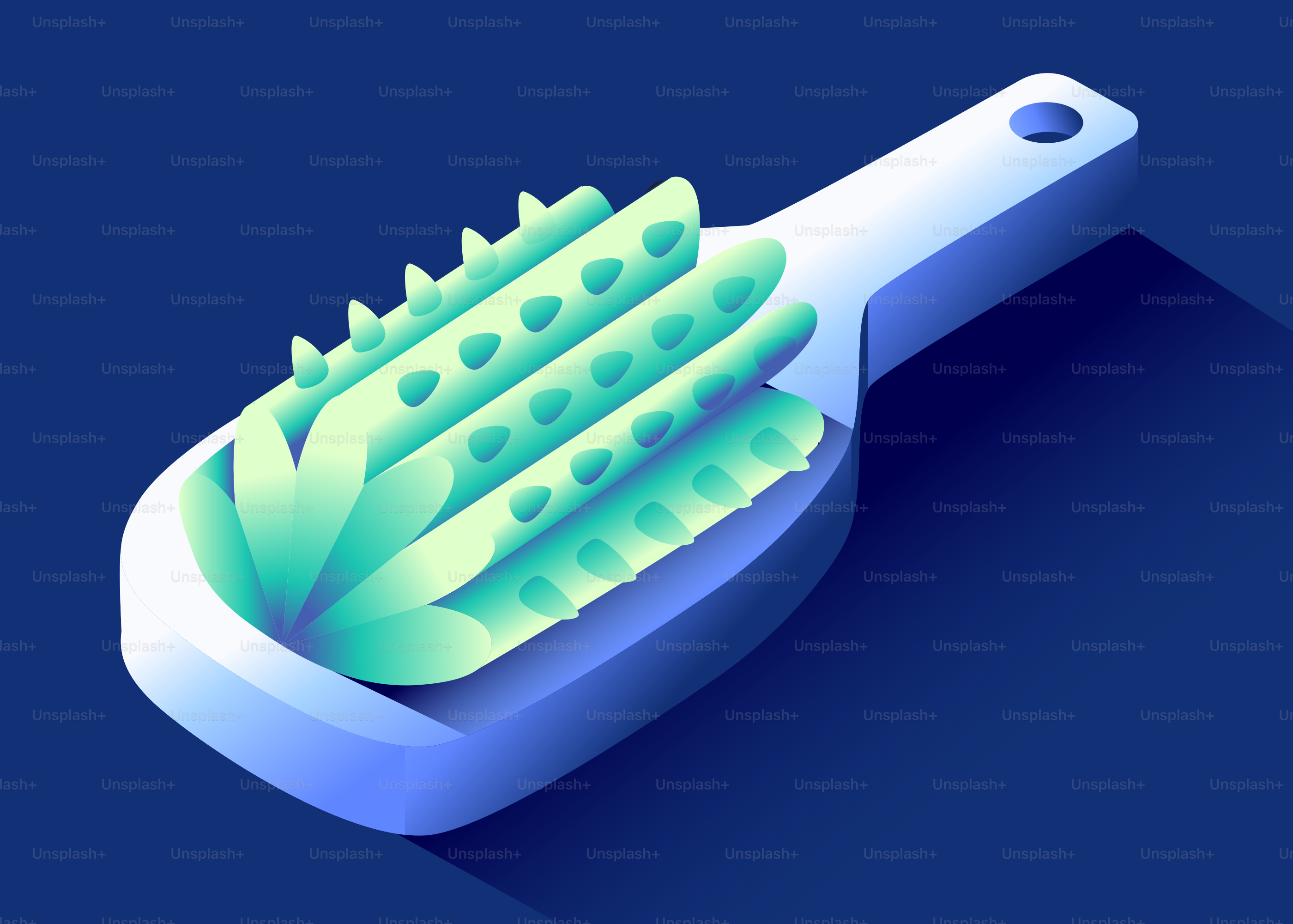 Green aloe vera leaves in a white brush