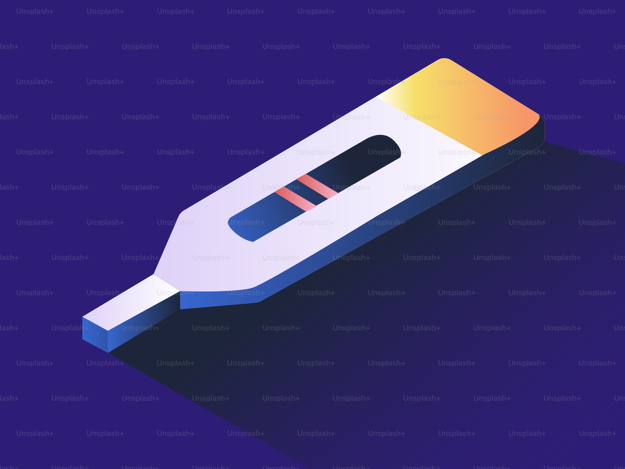 A digital thermometer with a positive reading