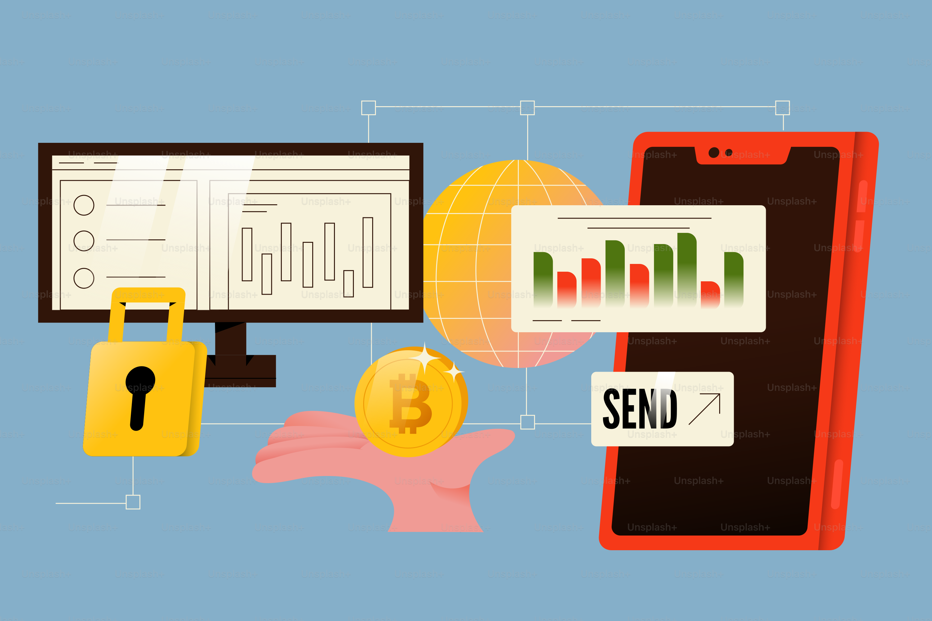 Bitcoin transaction security and data analysis