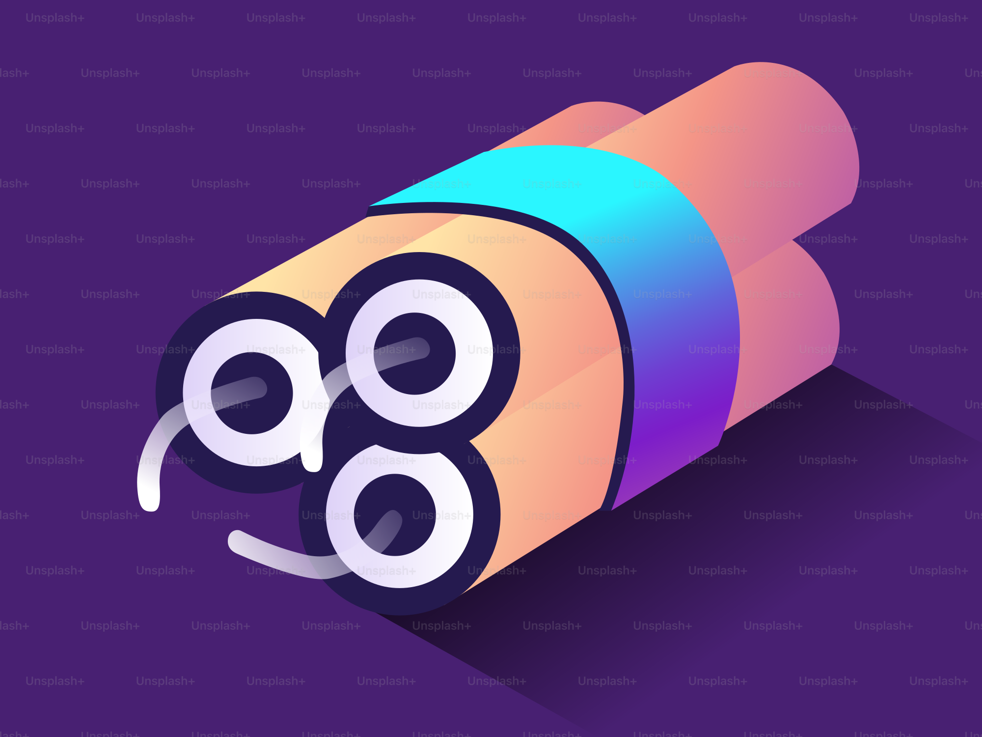 Three cartoon dynamite sticks with a blue band