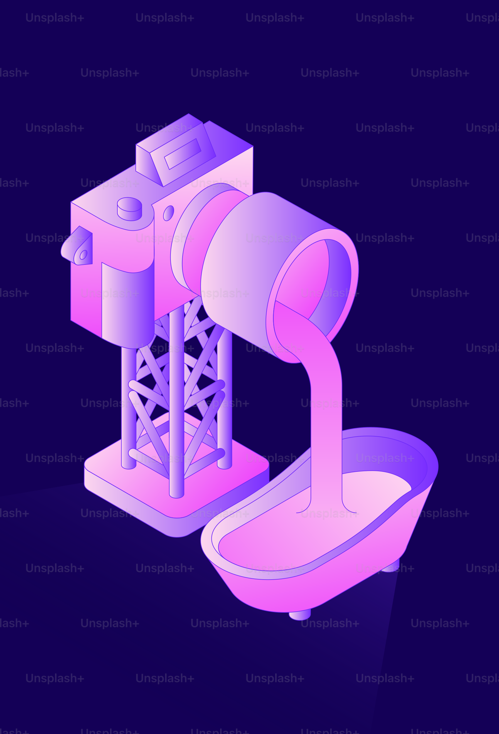 Kamera gießt Flüssigkeit in eine Badewanne